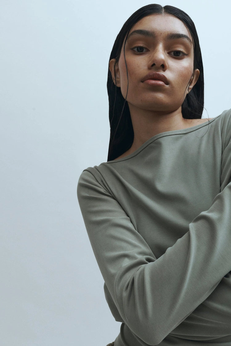 Ciera Long Sleeve Top | Sage