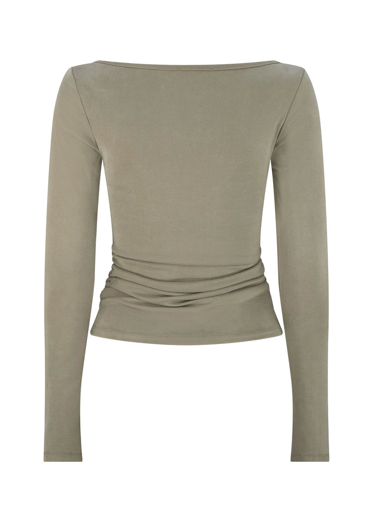 Ciera Long Sleeve Top | Sage