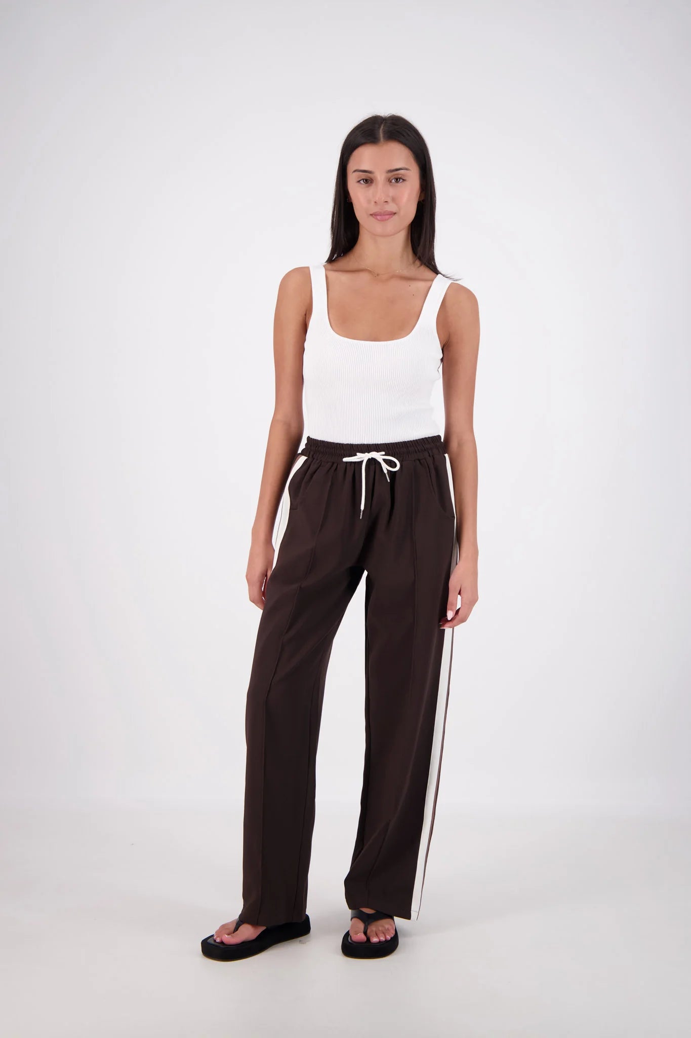 Cassis Trouser | Dark Brown