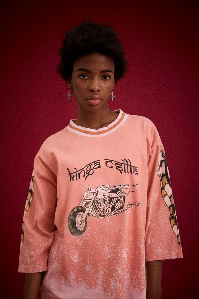 Faded Coral Desert Racer Tee