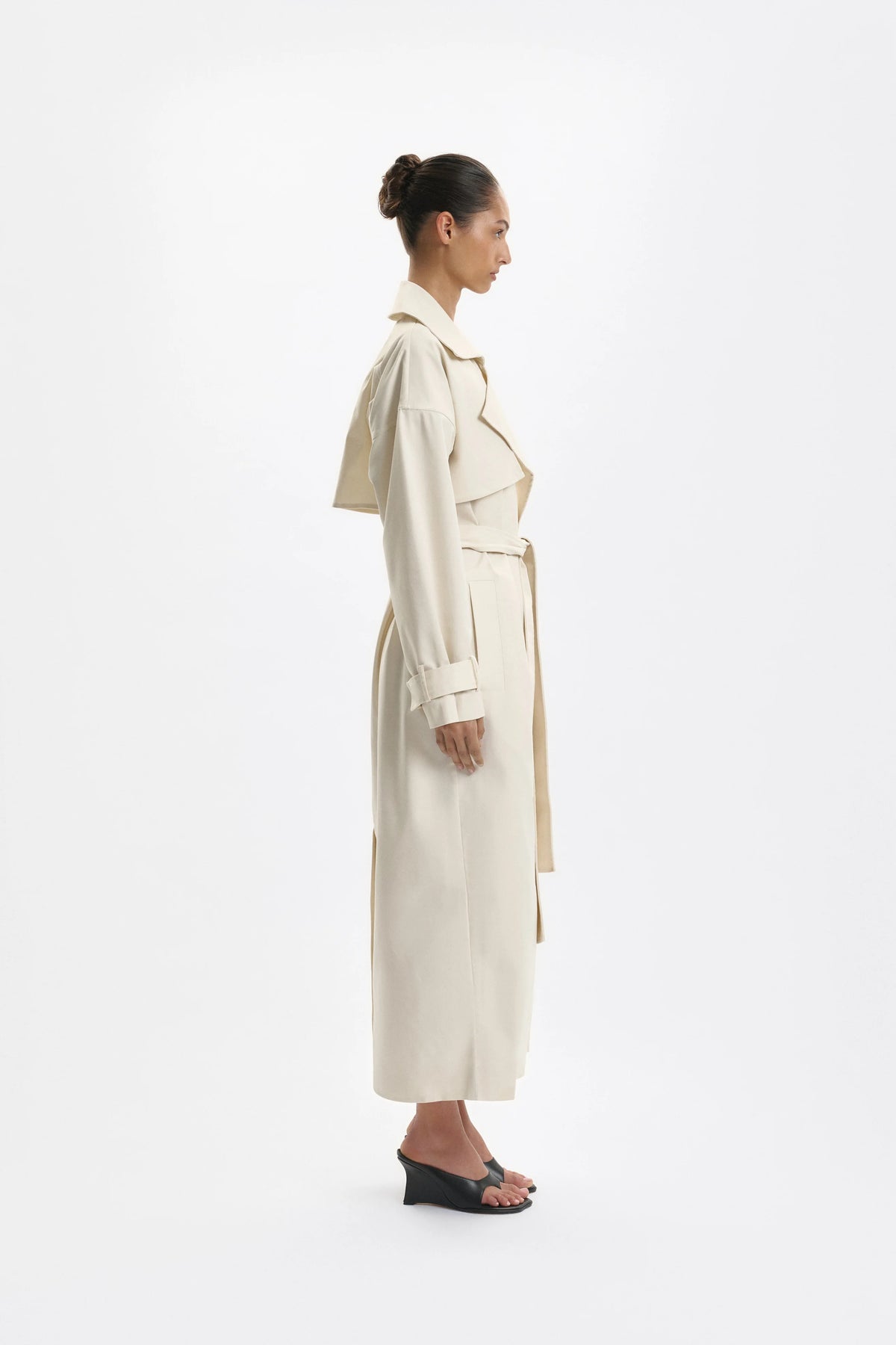 Ares Duster Coat | Ecru