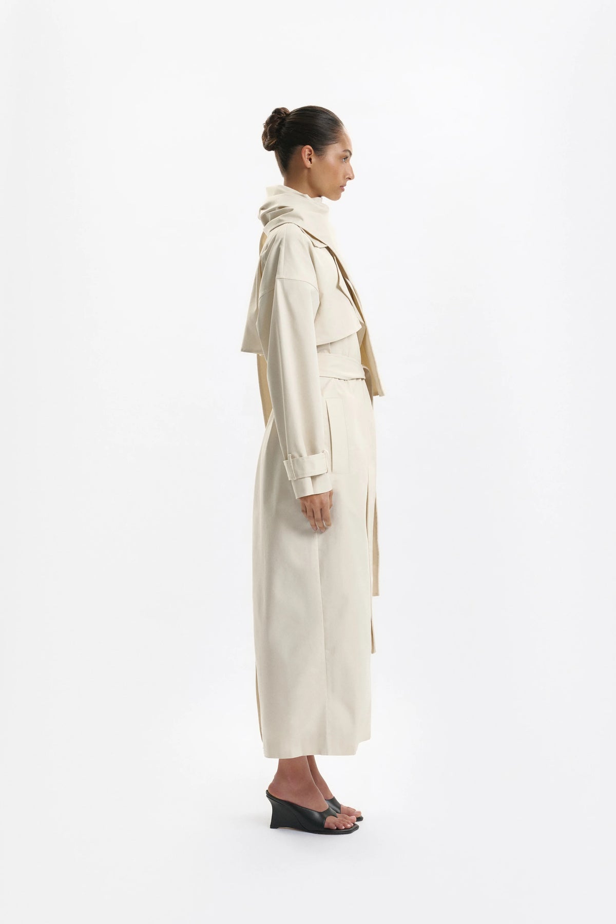 Ares Duster Coat | Ecru
