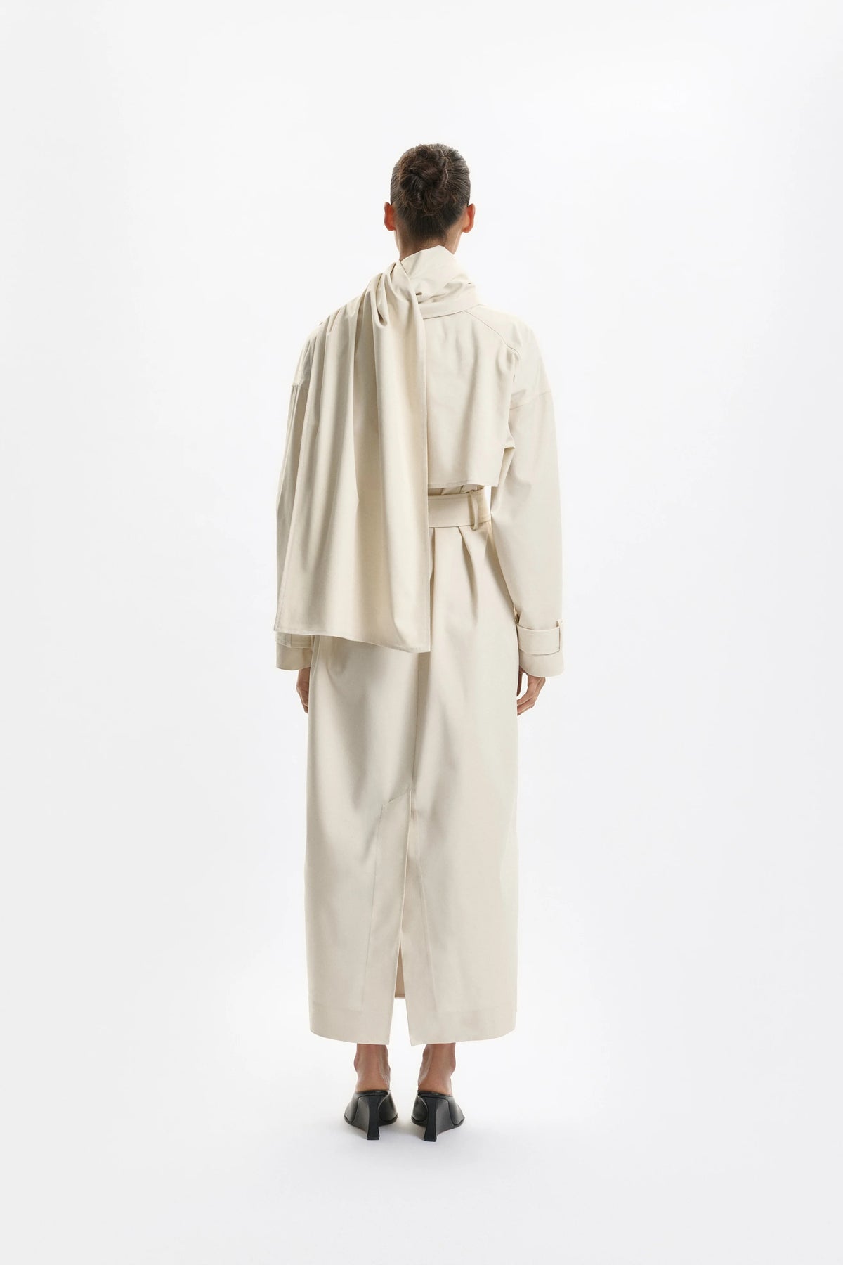 Ares Duster Coat | Ecru