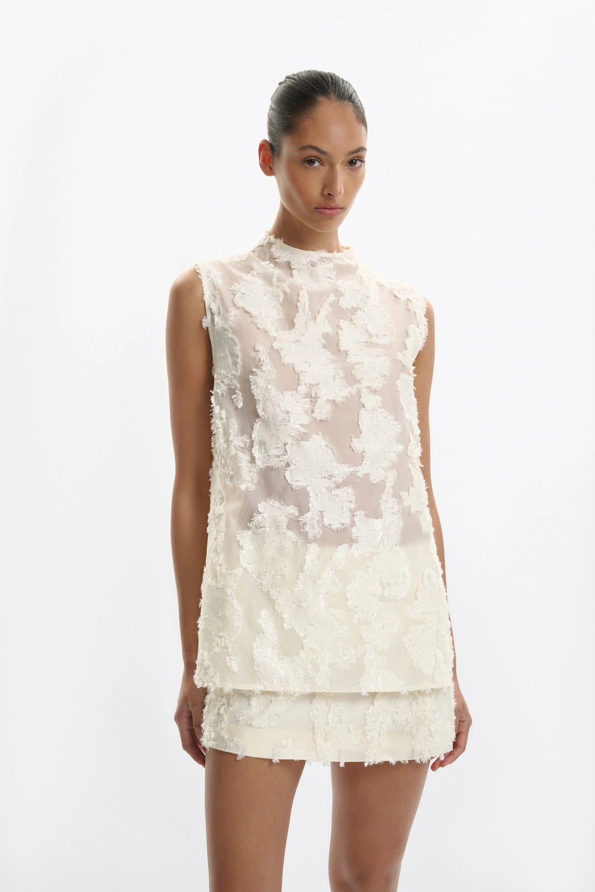 Heather Top | Vanilla