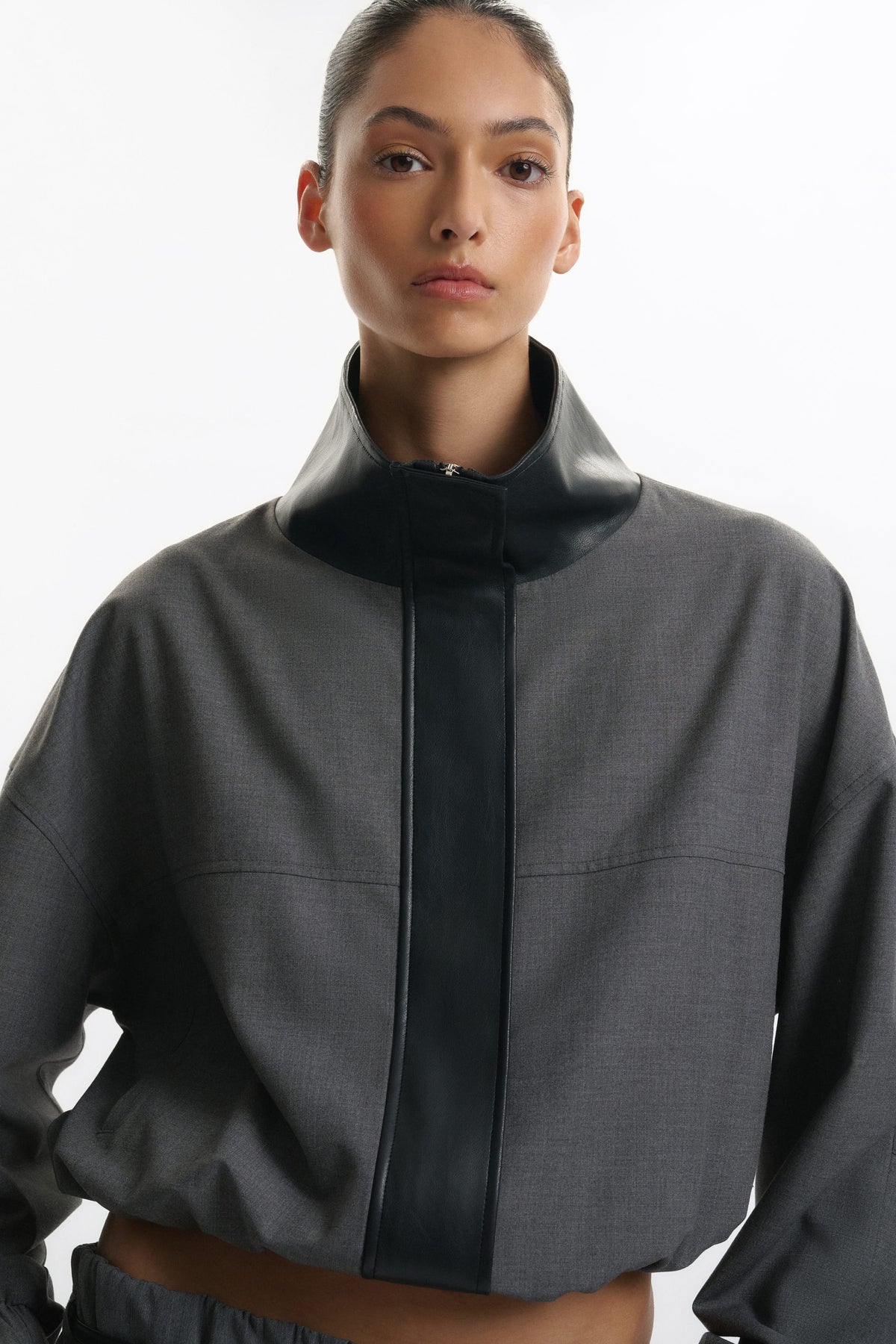 Tove Bomber | Charcoal Black