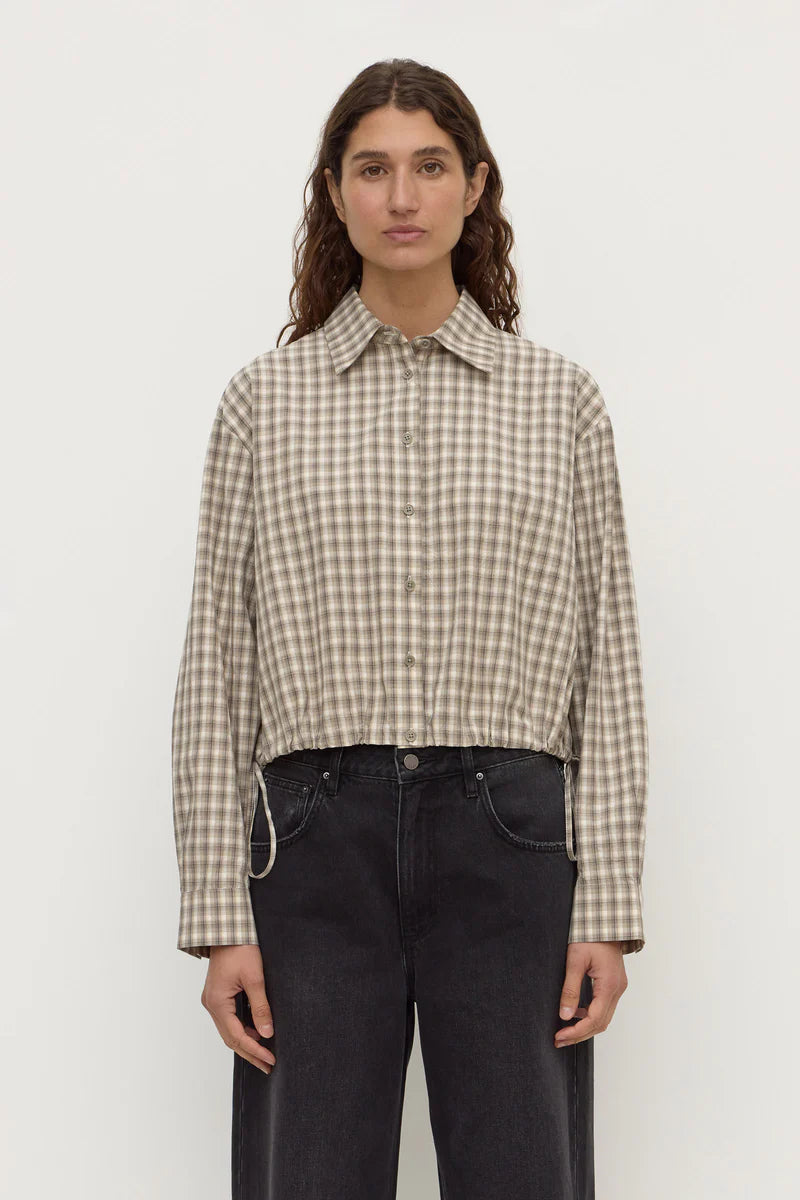Eddie Check Shirt | White/Grey