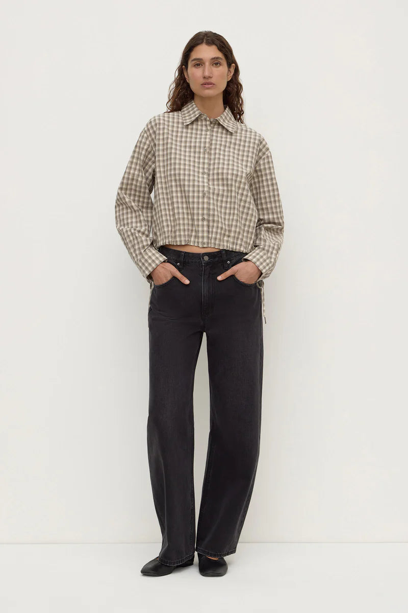 Eddie Check Shirt | White/Grey