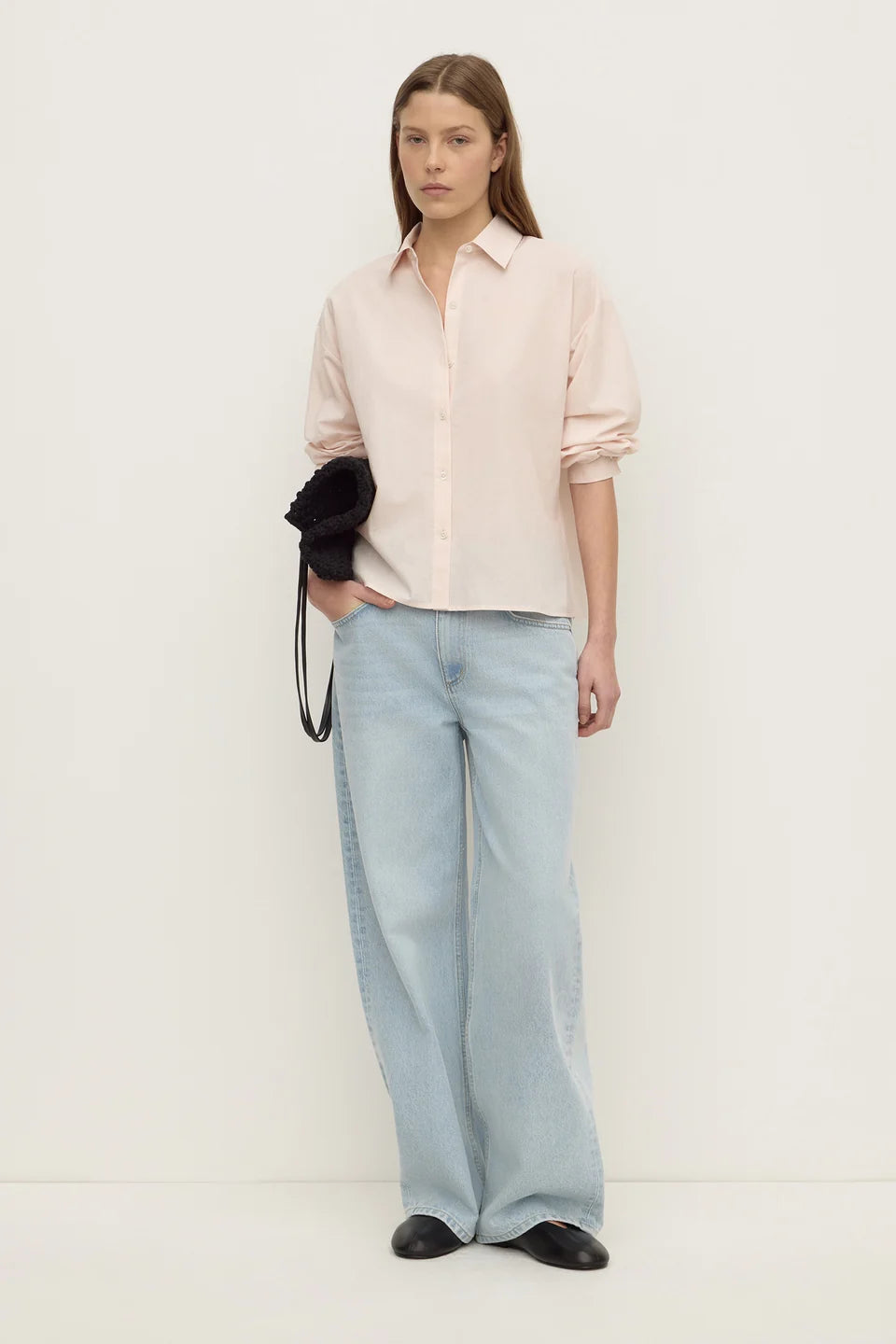 Frankie Cotton Shirt | Soft Rose