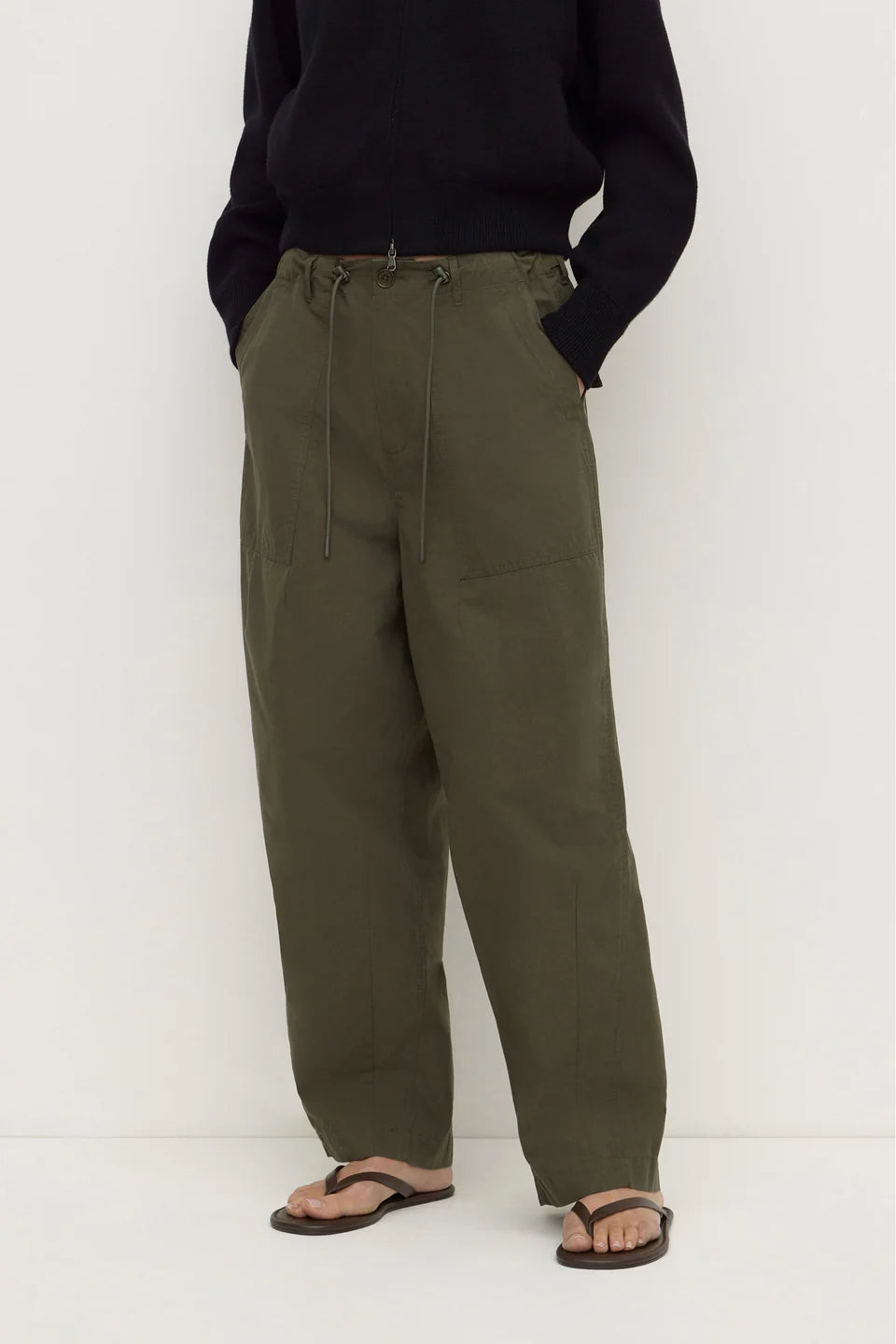 Gigi Utility Pant | Dark Military