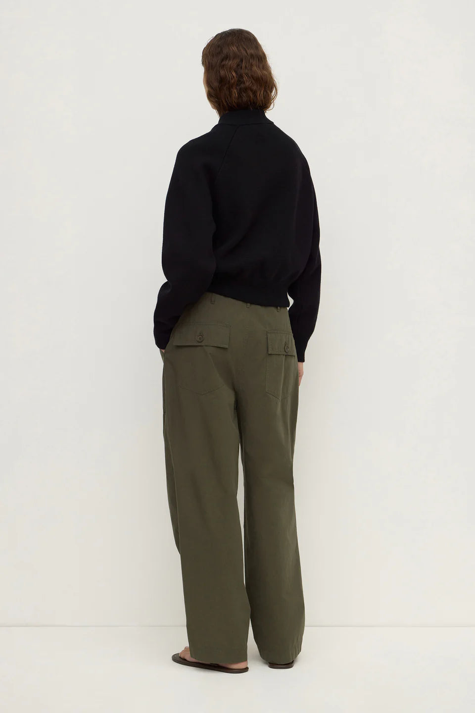 Gigi Utility Pant | Dark Military