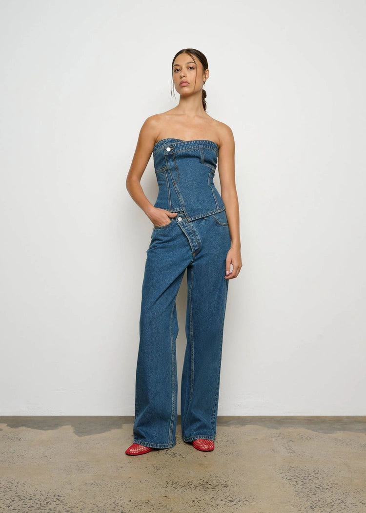 Hutton Bustier | Indigo