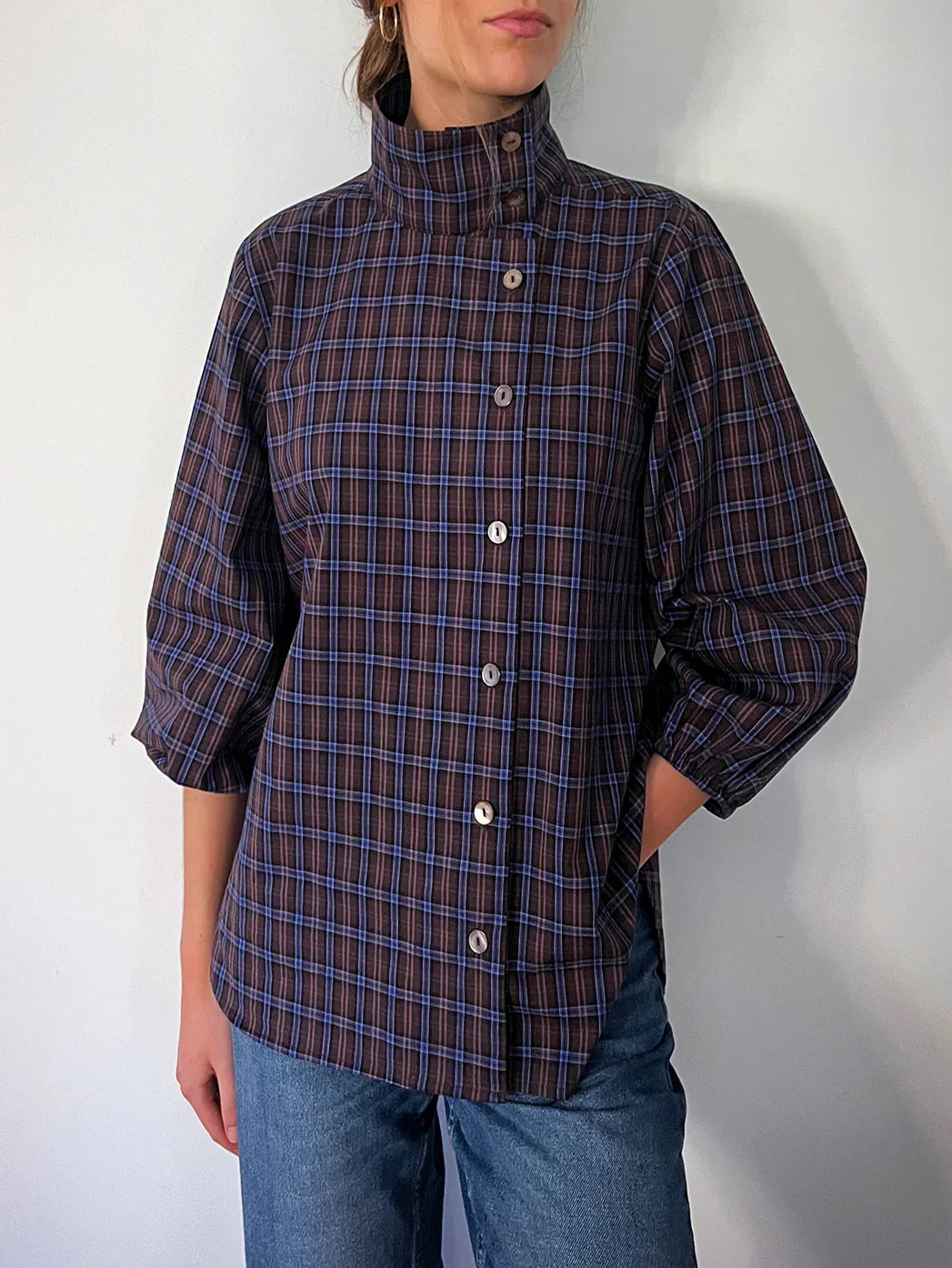 Le Bomber Shirt | Yarn Dye Check