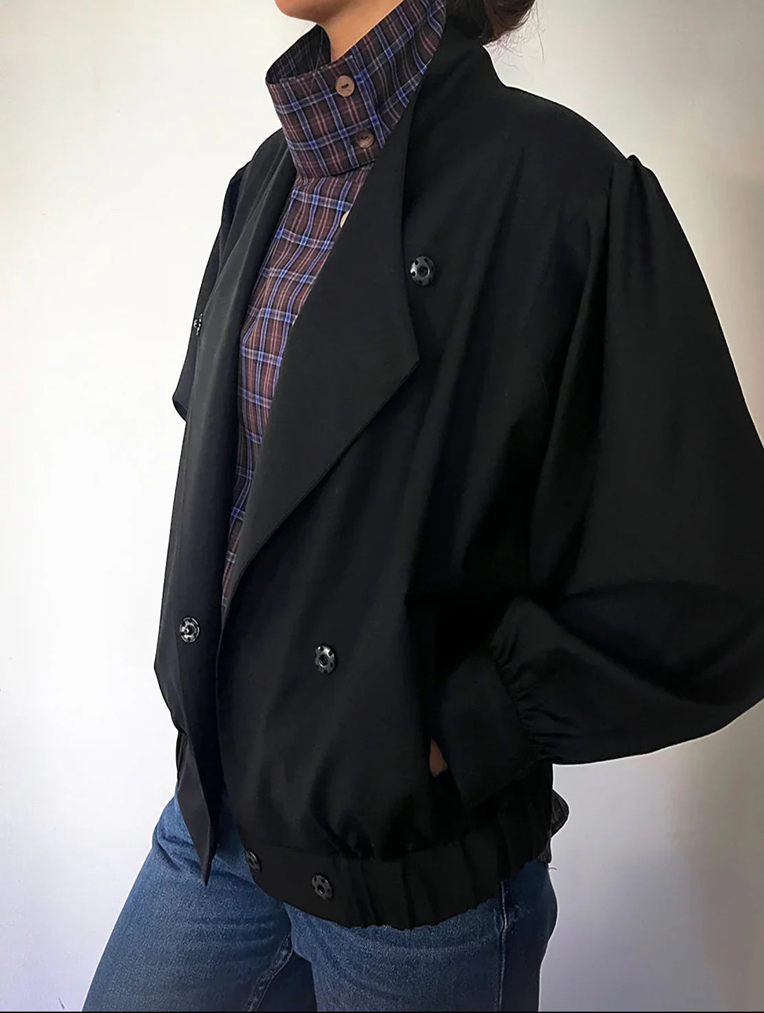 Le Bomber Shirt | Yarn Dye Check
