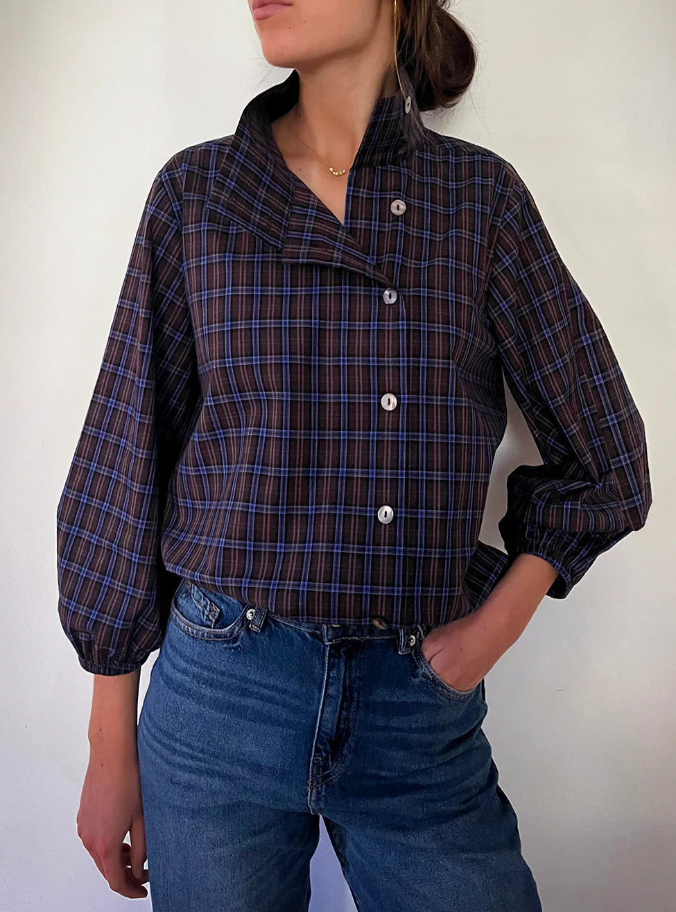 Le Bomber Shirt | Yarn Dye Check