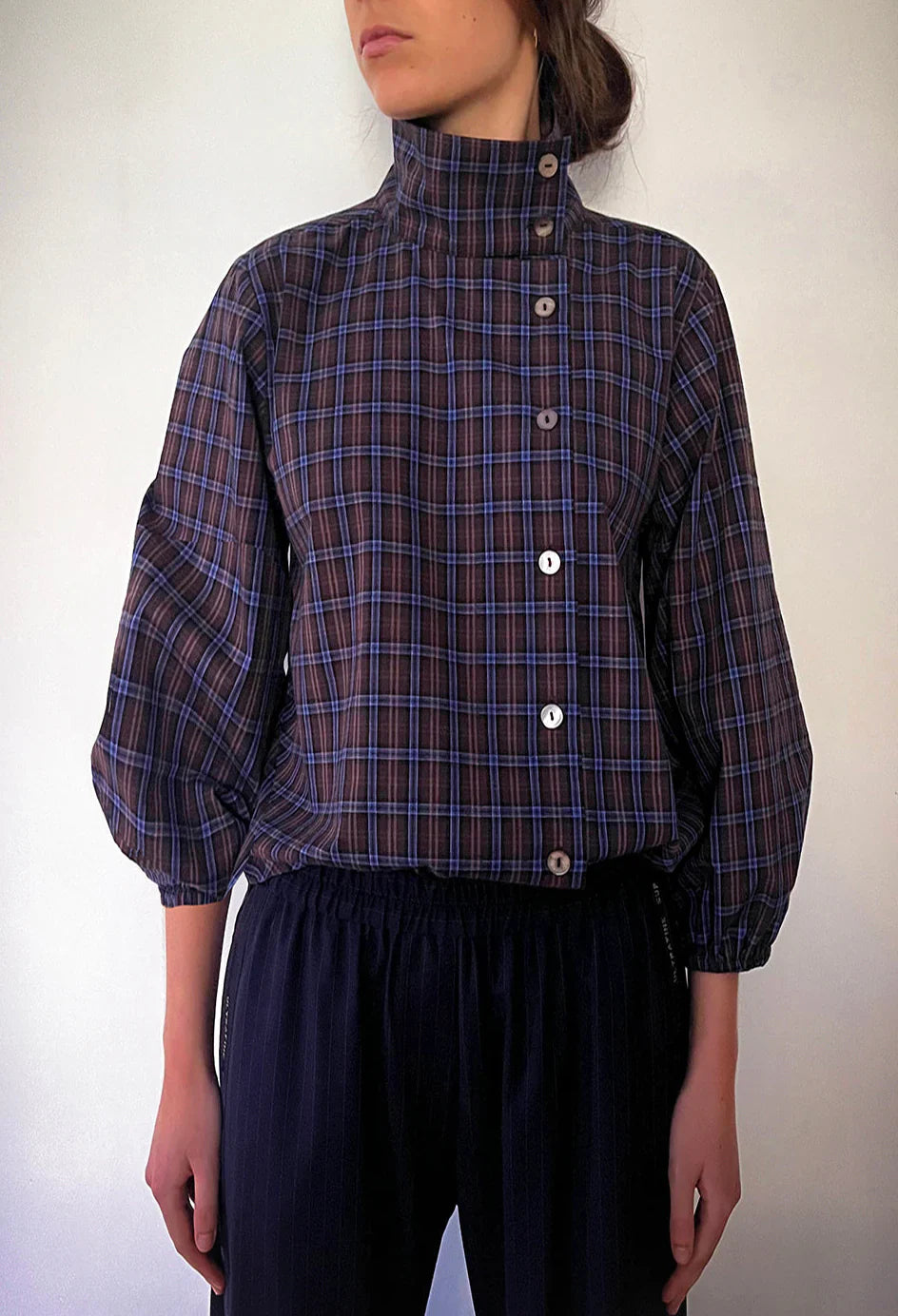 Le Bomber Shirt | Yarn Dye Check