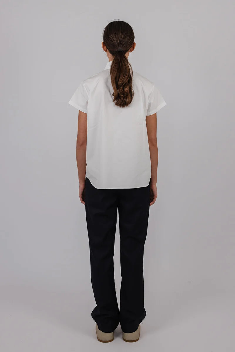 Jill Short Sleeve Shirt | White