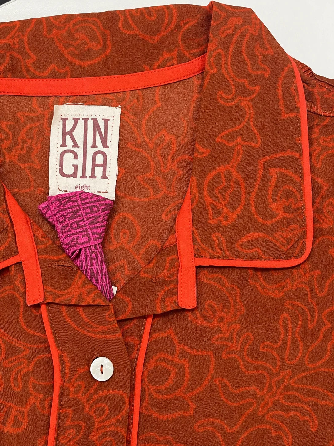 Pisto Chalm Shirt | Rust