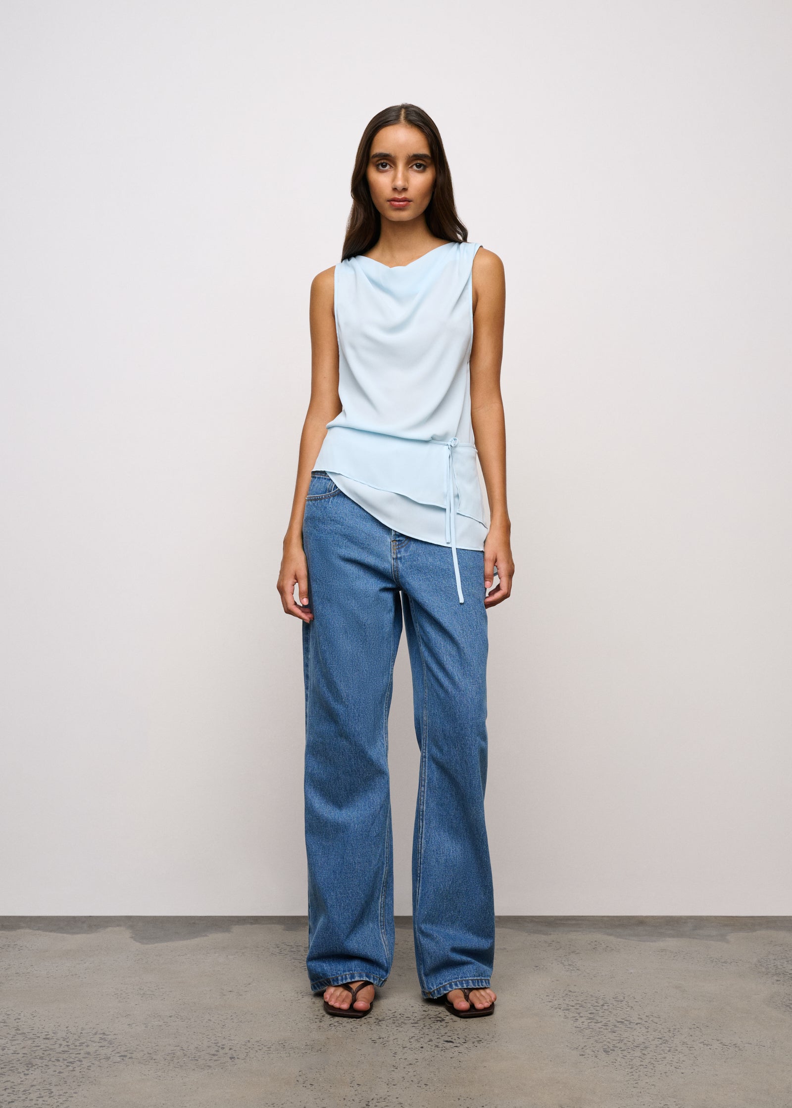 Lennon Top | Ice Blue