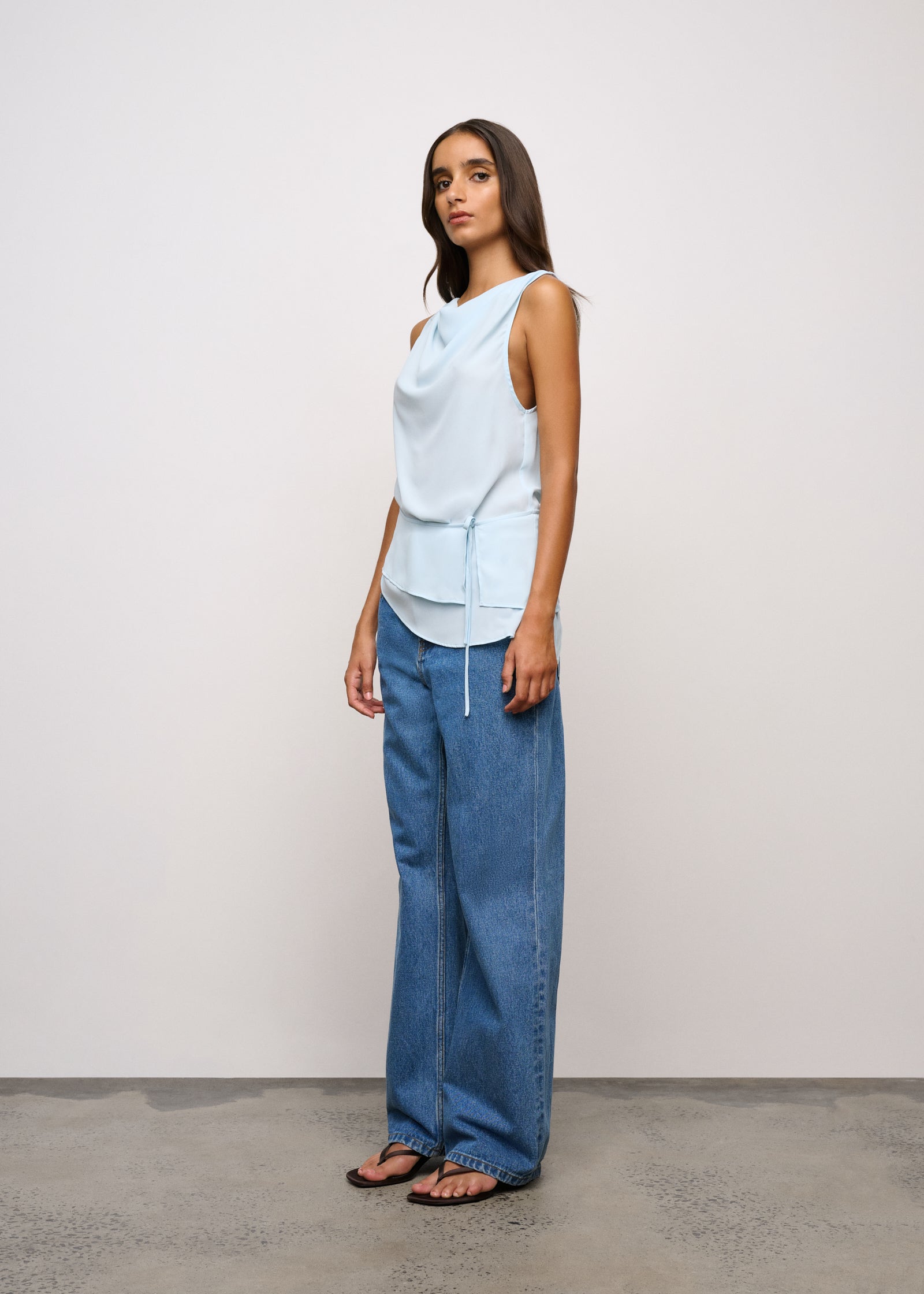 Lennon Top | Ice Blue