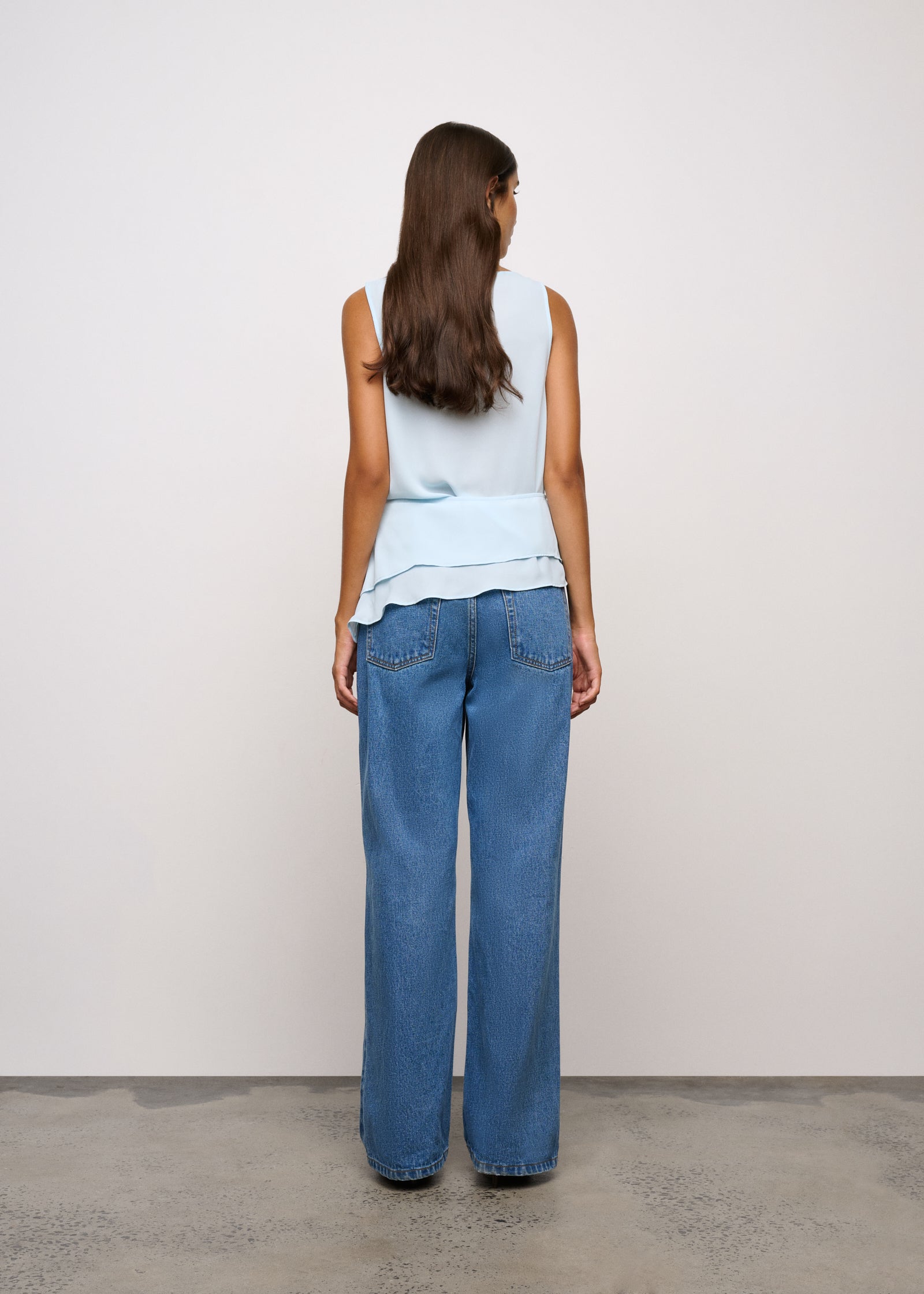 Lennon Top | Ice Blue