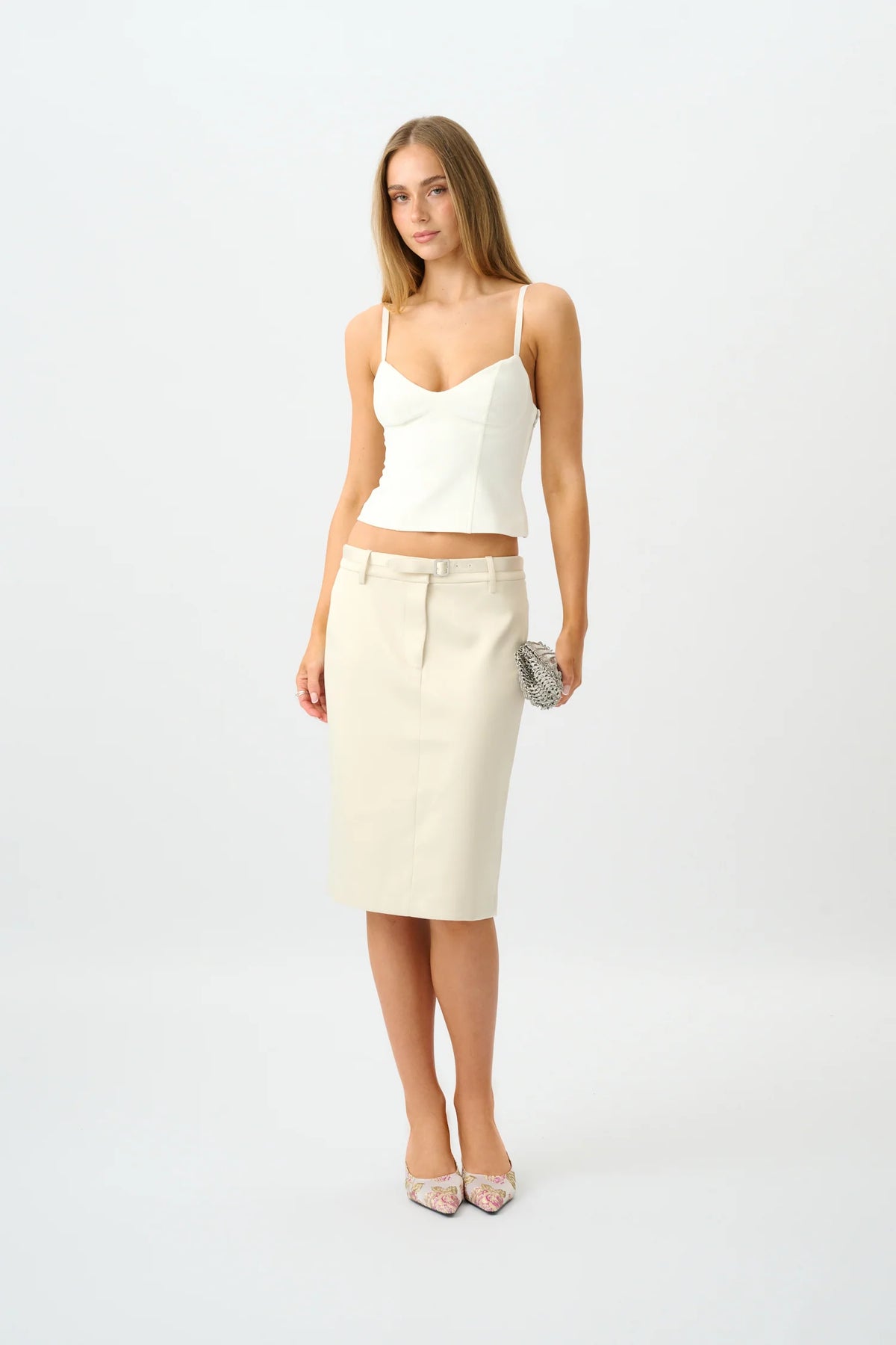 Bodice Tank | White