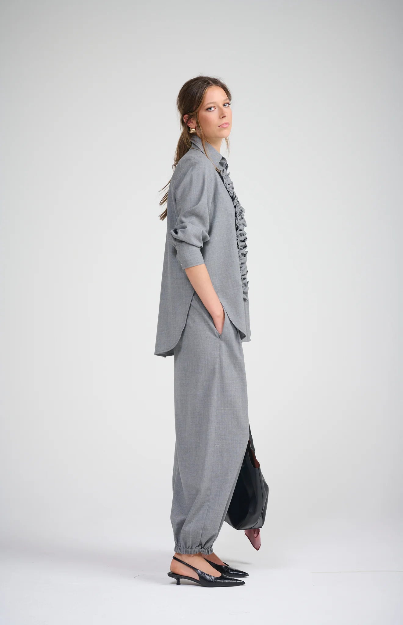 L'Atelier Pant | Noir Gris