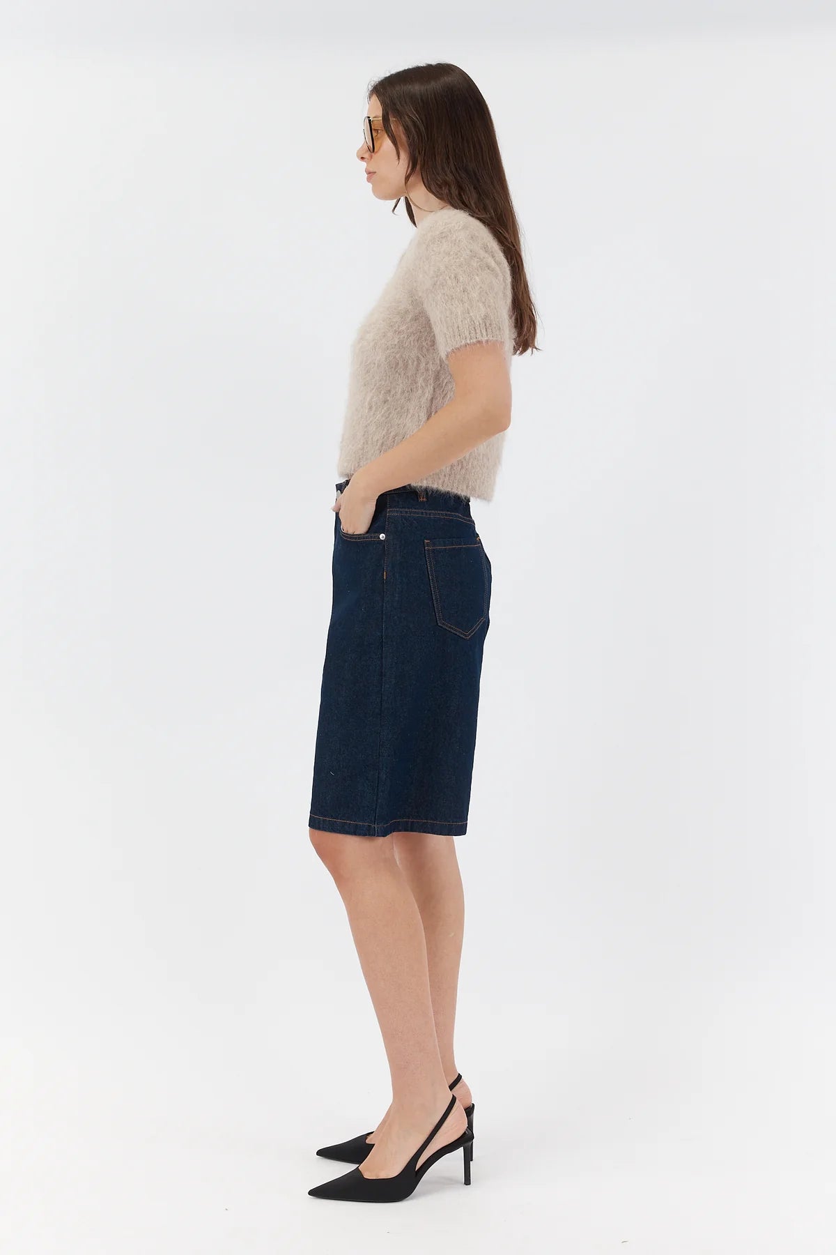 Elly Cropped Cardigan | Oat
