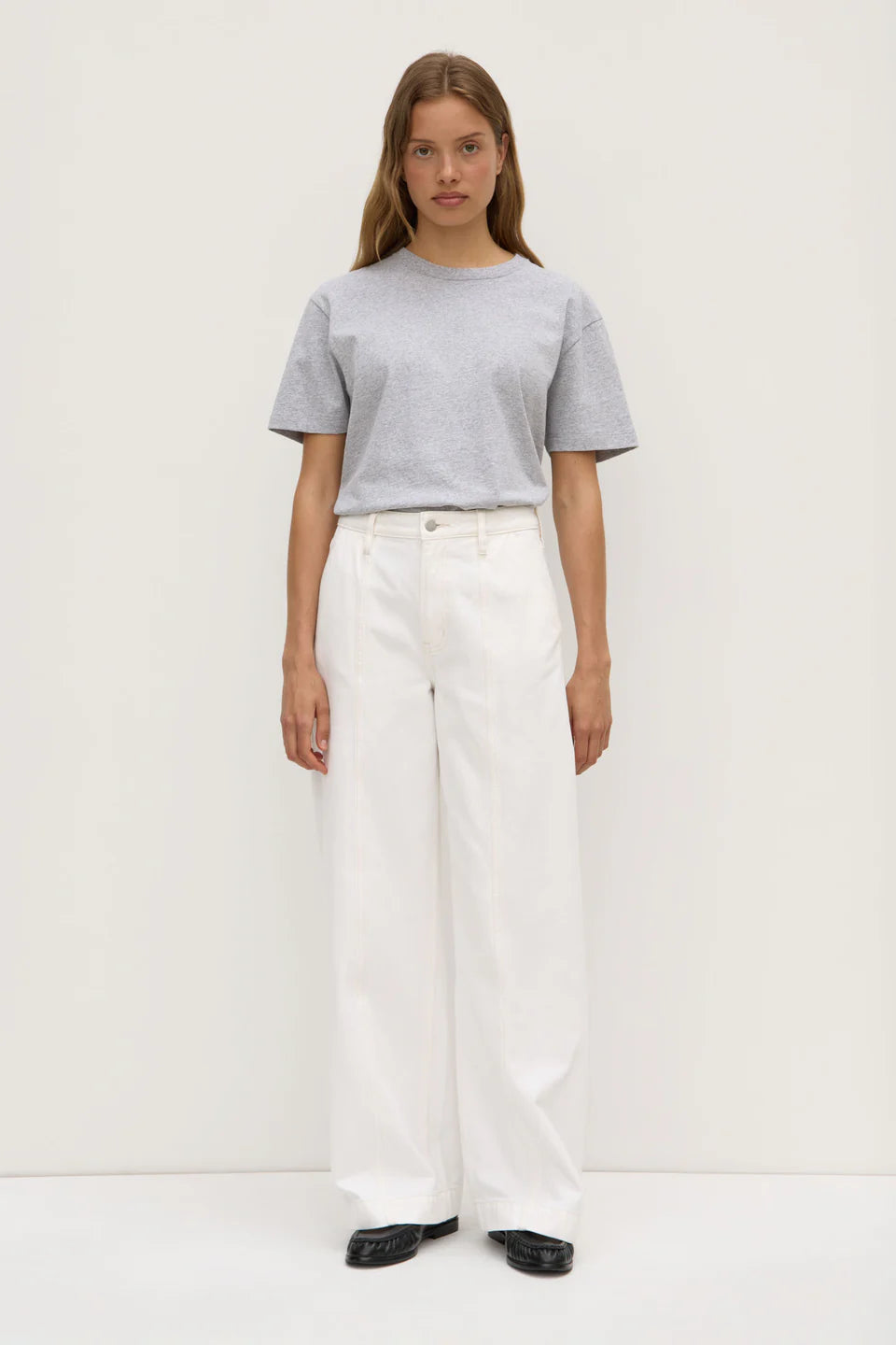 Lexi Wide Leg Jean | Vintage White