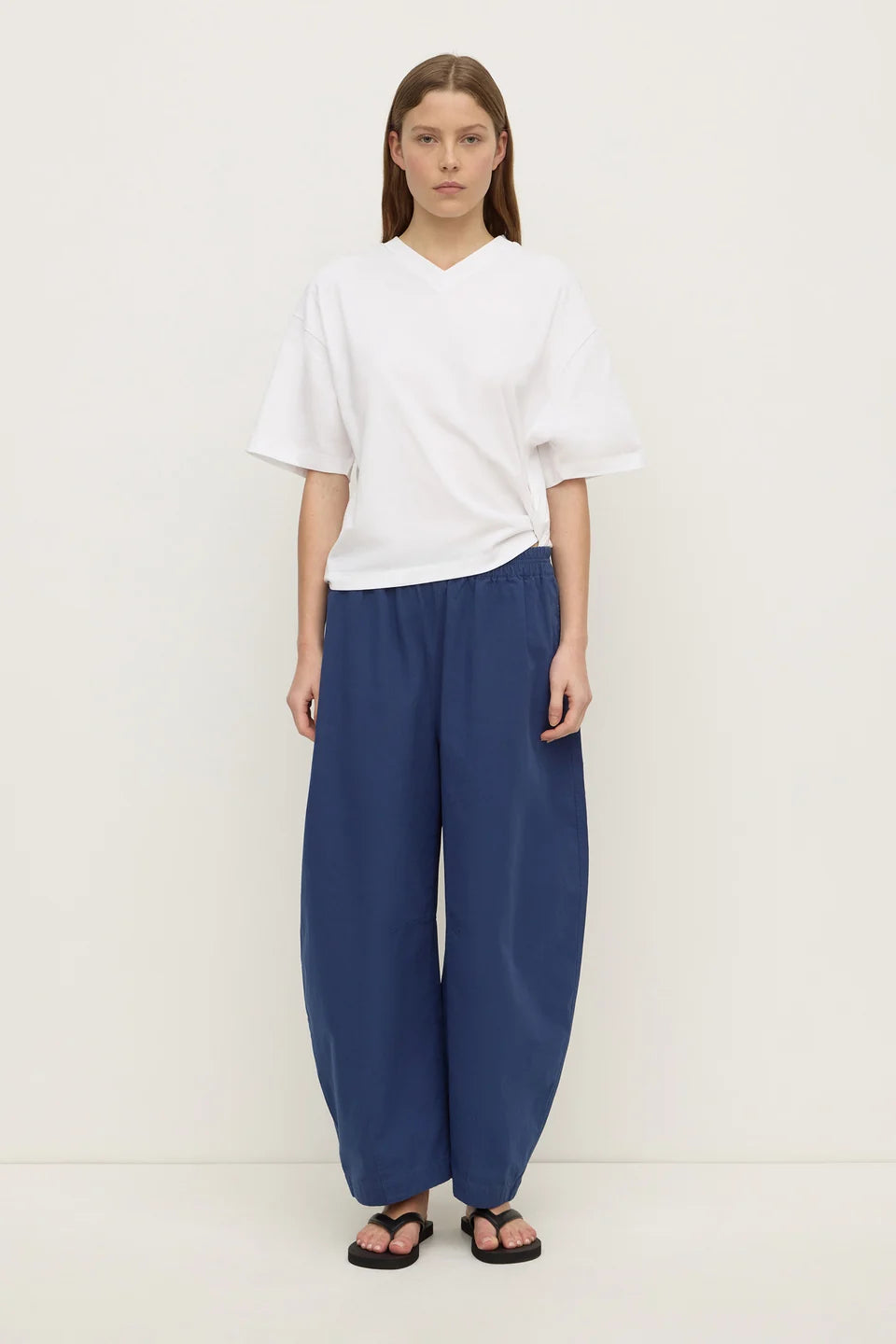 Lola Barrel Pant | Imperial Blue