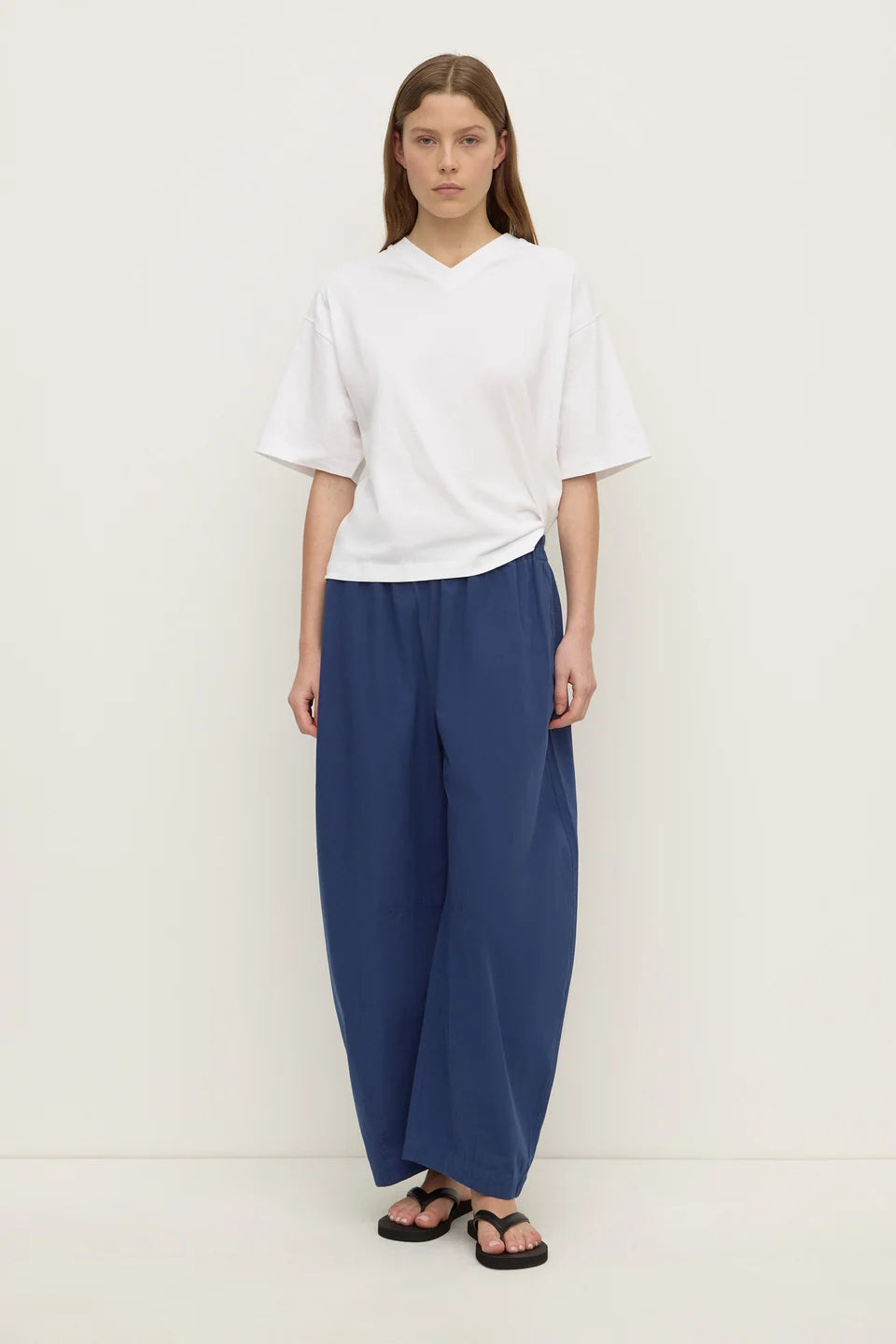 Lola Barrel Pant | Imperial Blue
