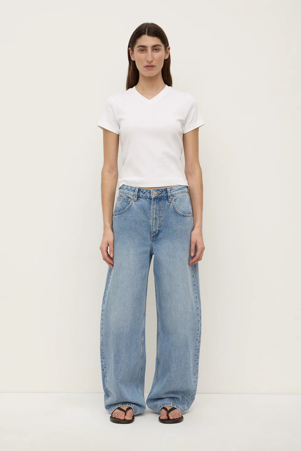 Low Curve Mid Rise Jean | Indigo Fade
