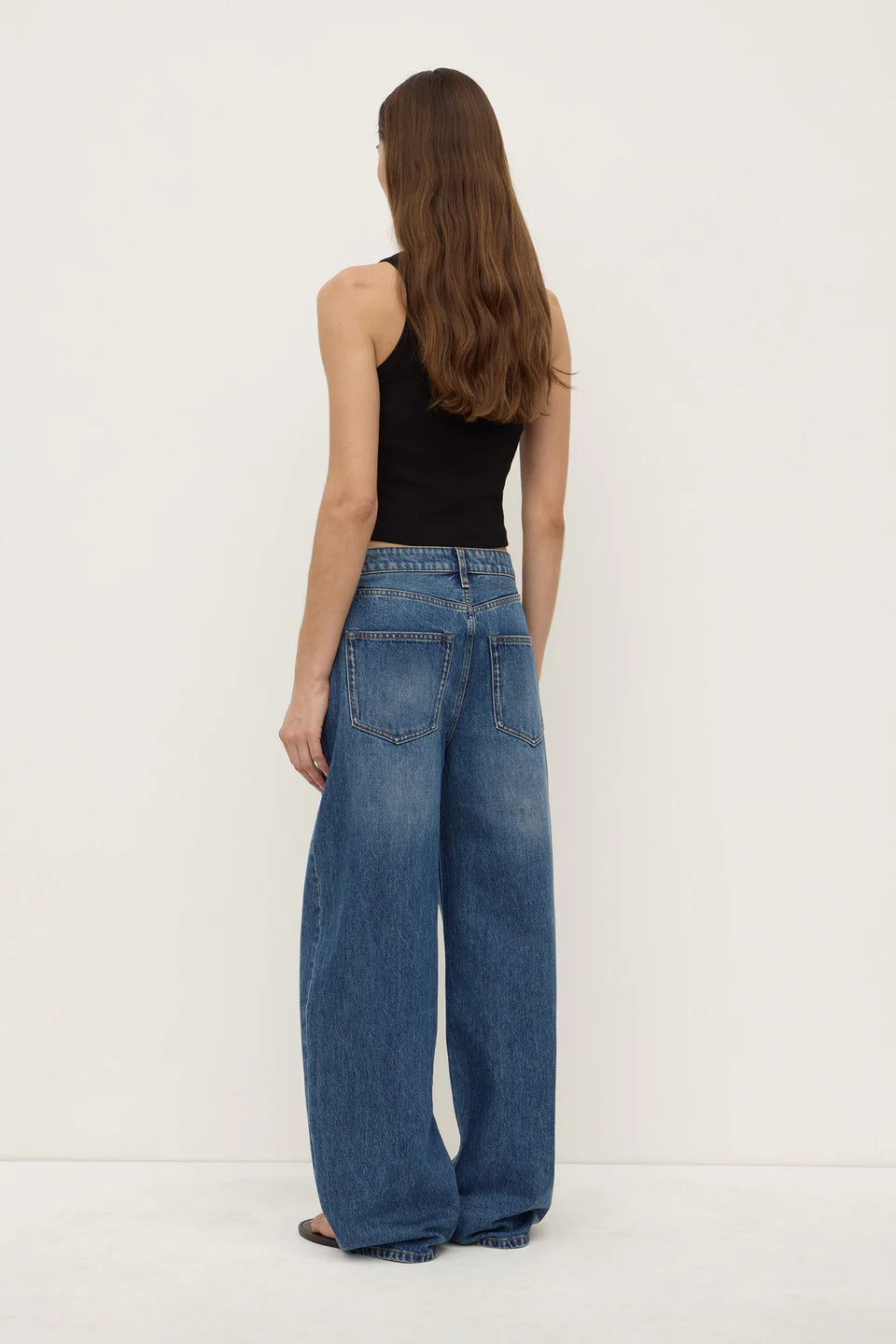 Low Curve Mid Rise Jean | Mid Blue