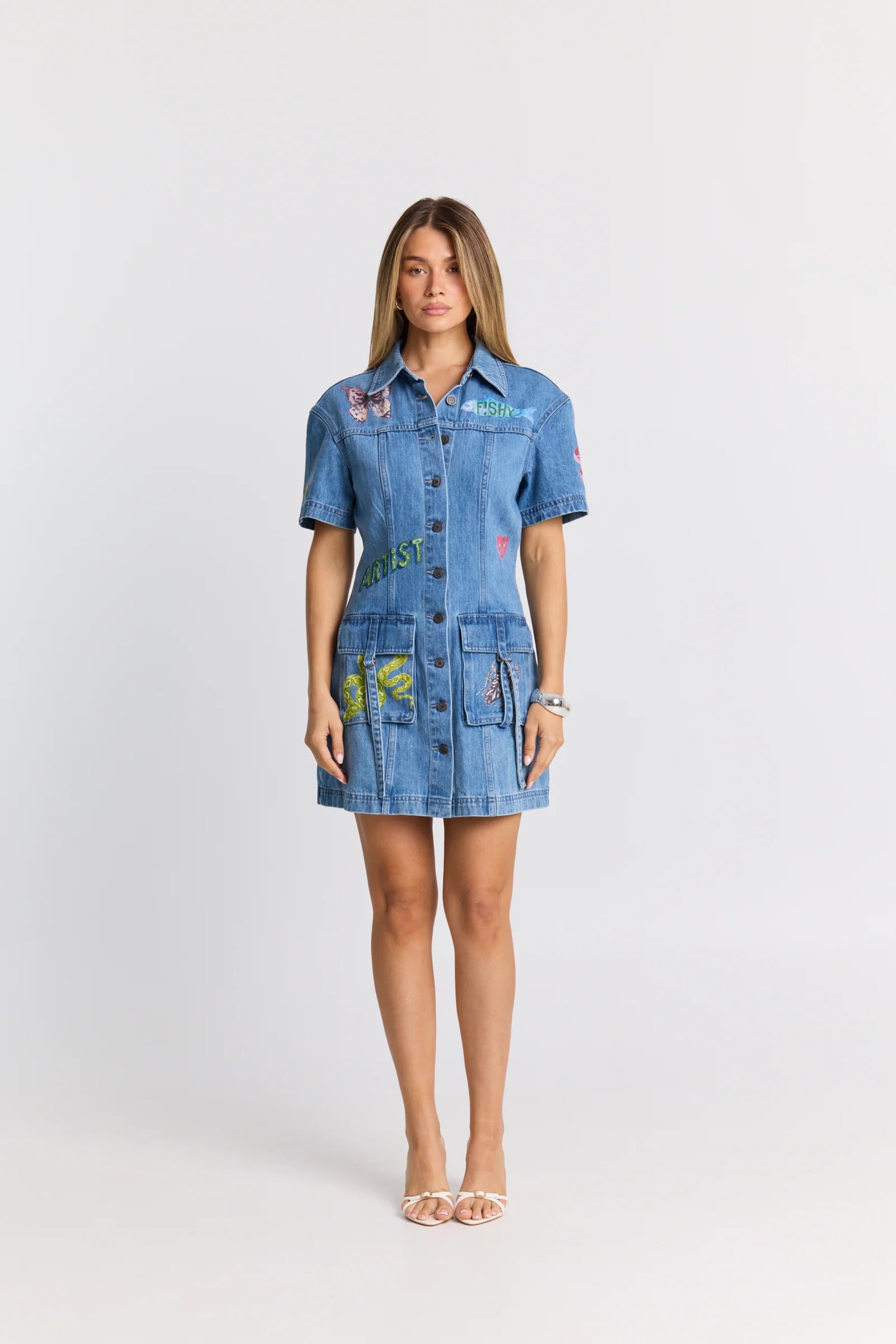 Tattoo Denim Dress