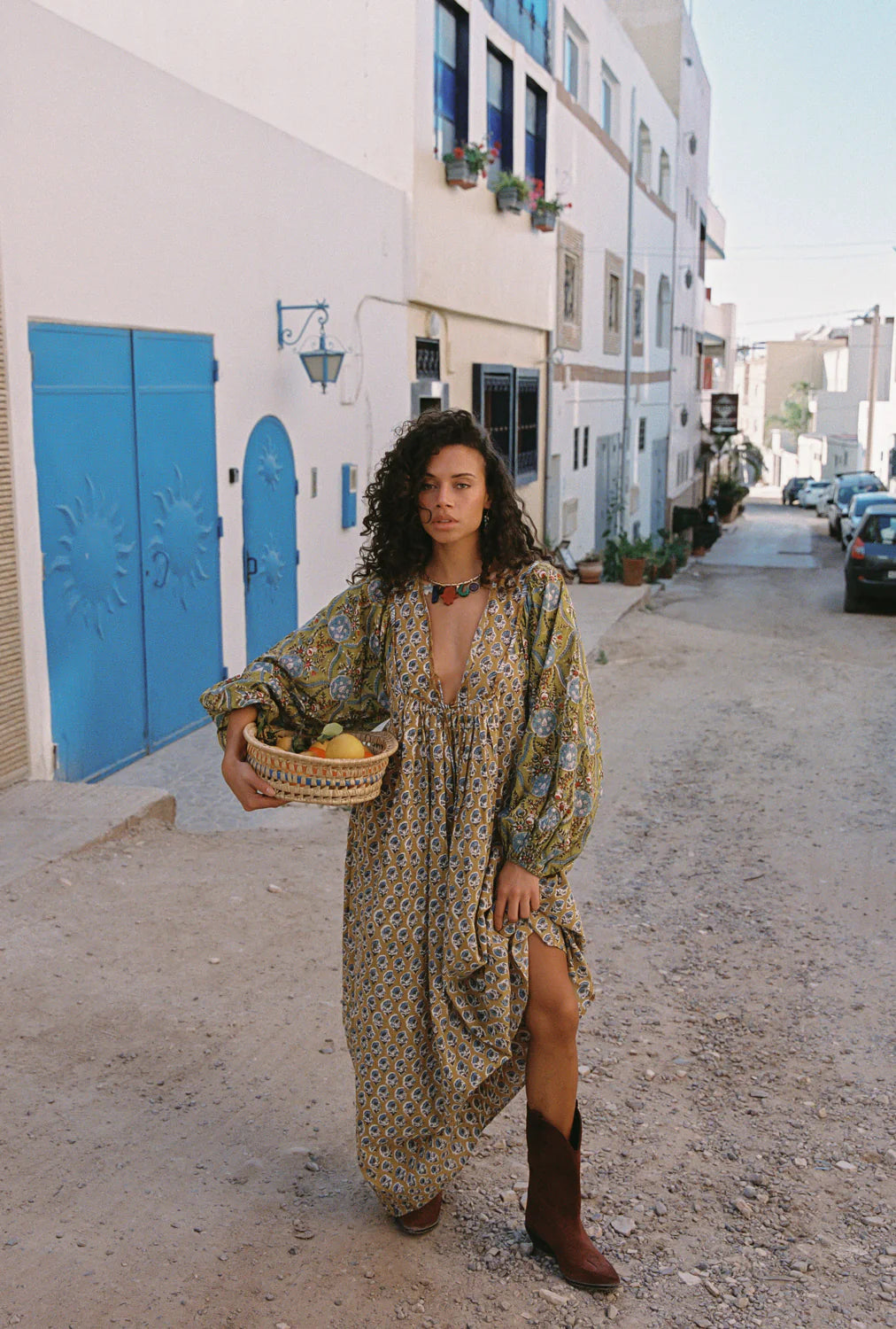 Zoya Block Print Marrakech Dress