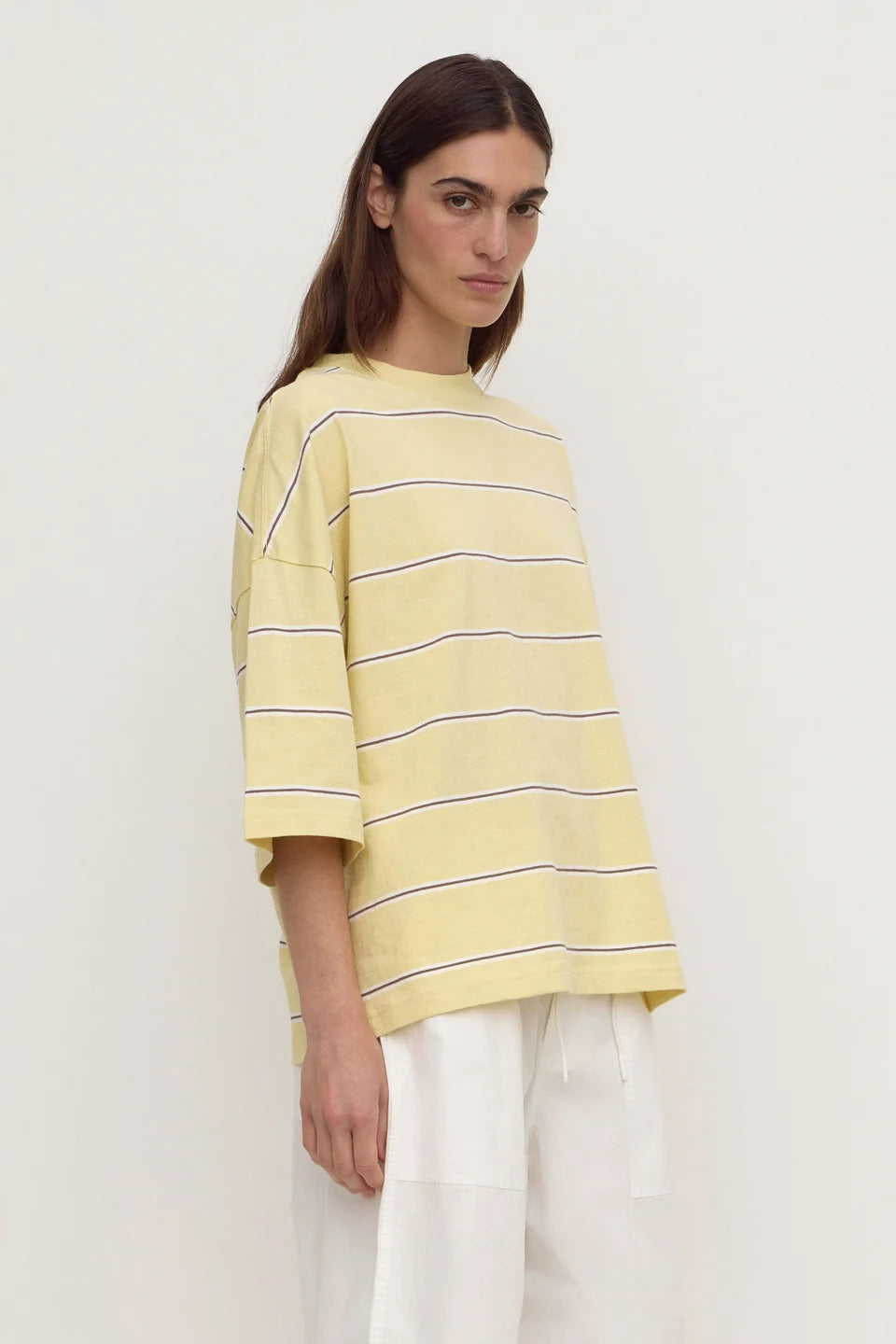 Nora Stripe Oversized Tee | Rind Stripe