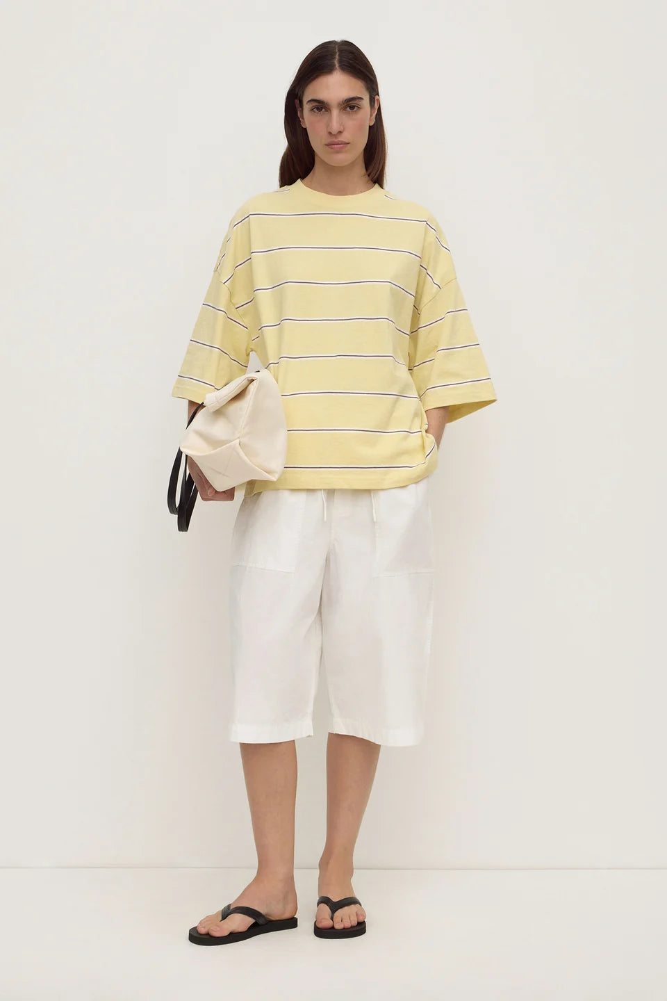 Nora Stripe Oversized Tee | Rind Stripe