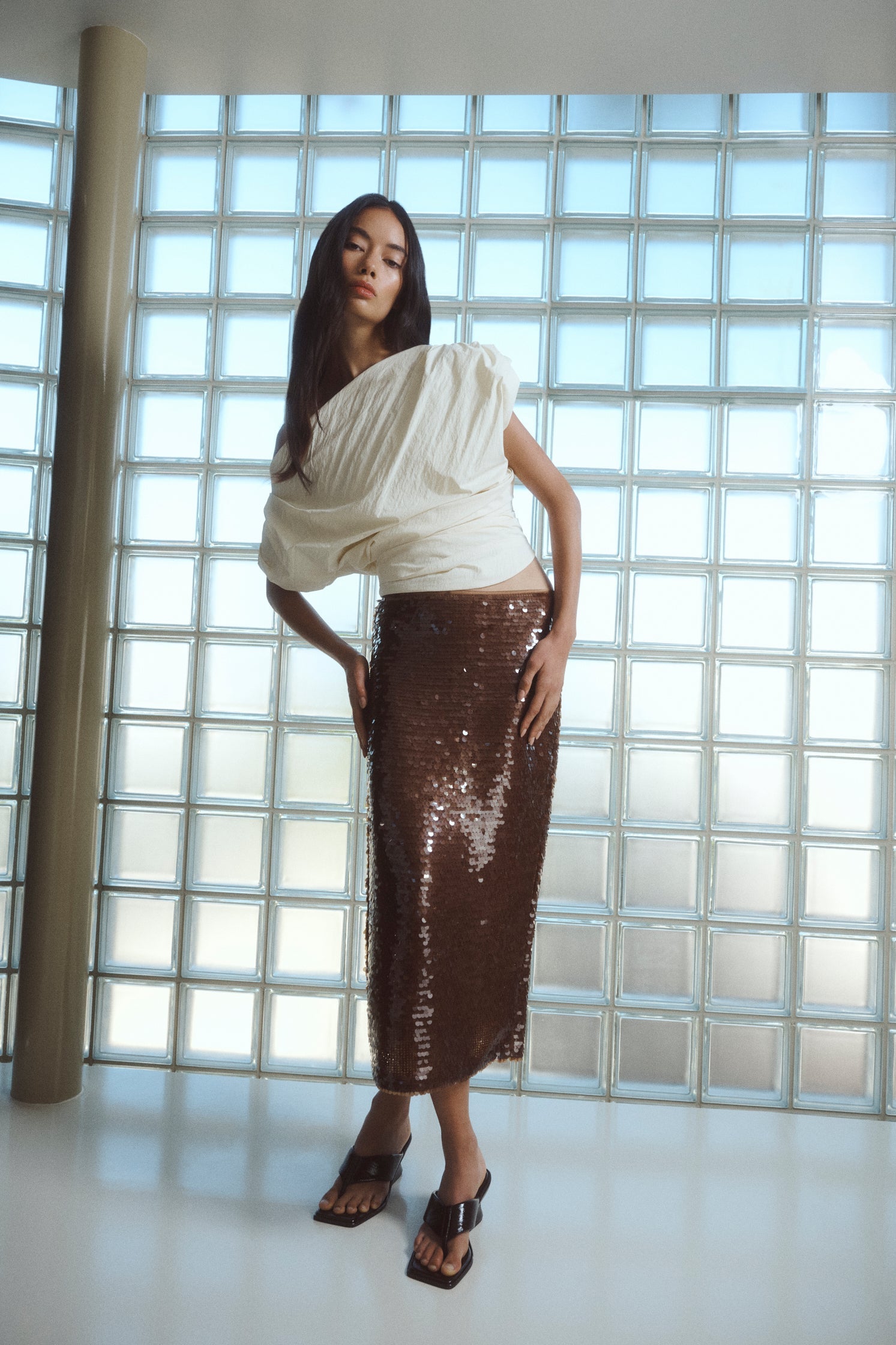 Kendall Skirt | Coffee