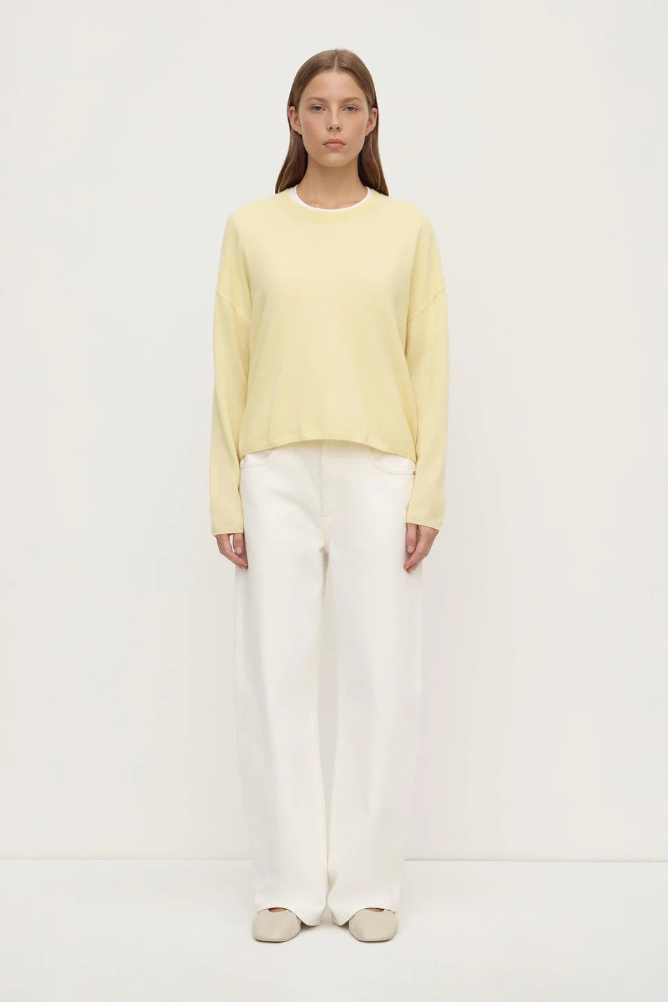 Odelle Cashmere Knit | Butter Yellow