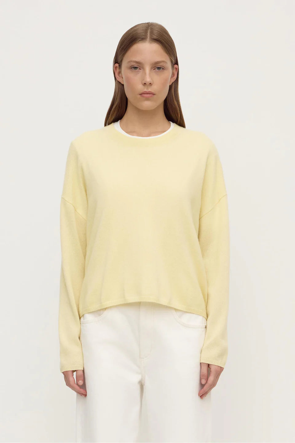 Odelle Cashmere Knit | Butter Yellow
