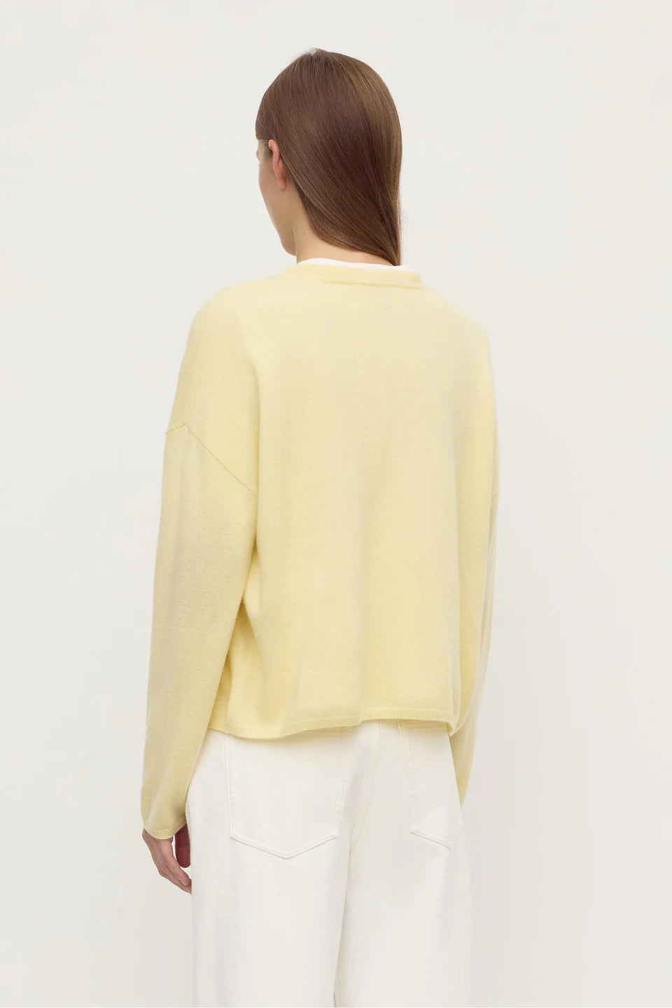 Odelle Cashmere Knit | Butter Yellow