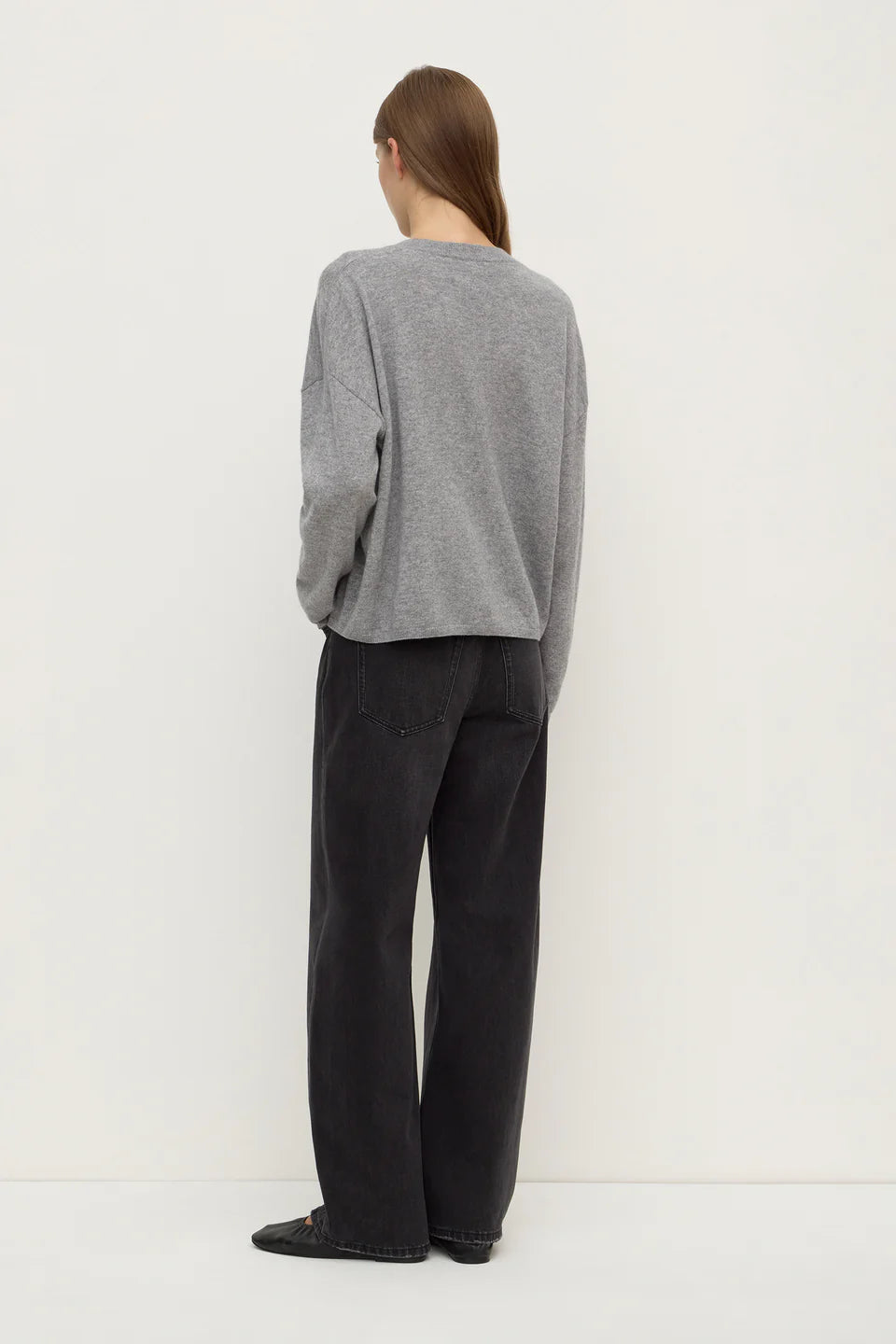 Odelle Cashmere Knit | Grey Marle