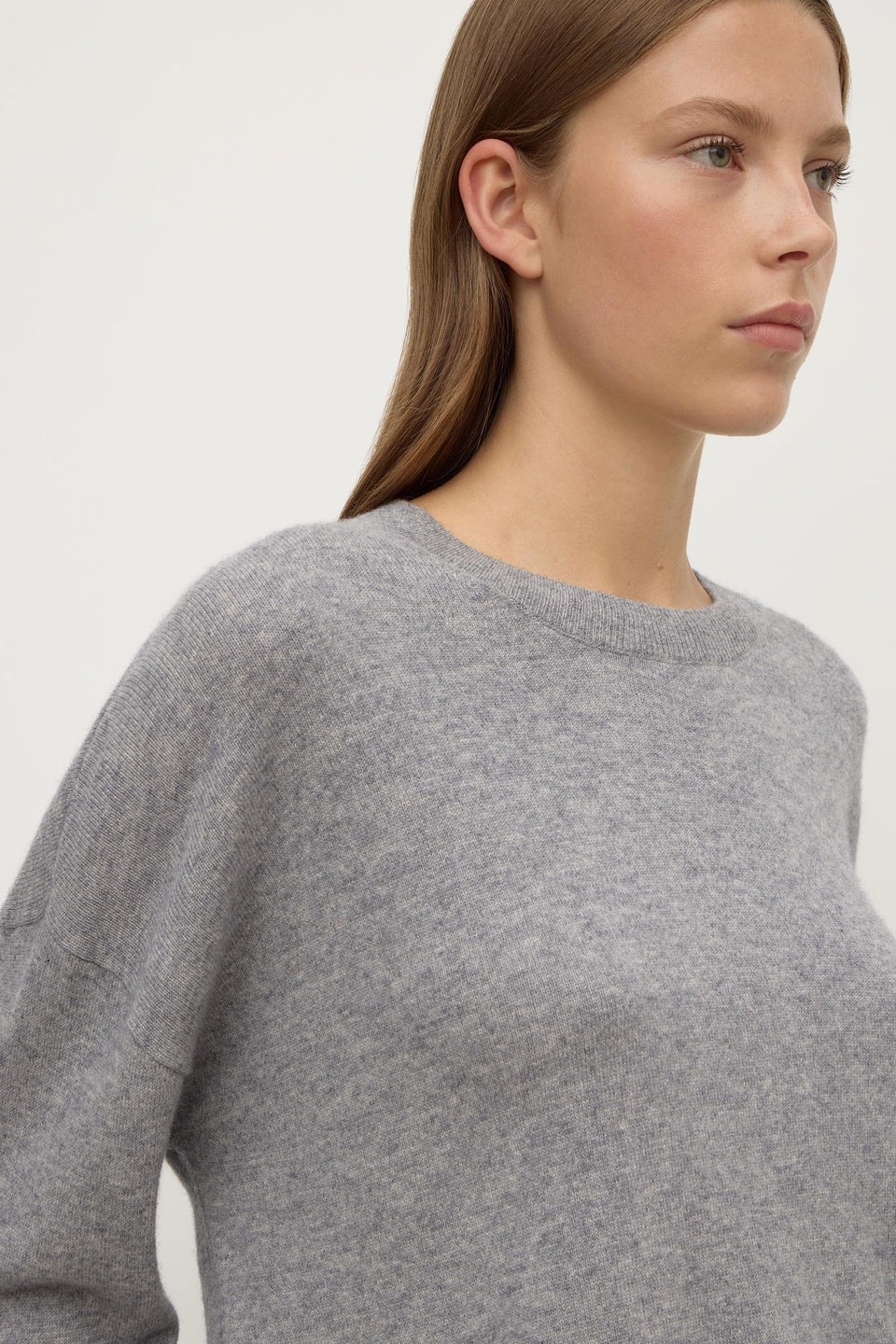 Odelle Cashmere Knit | Grey Marle