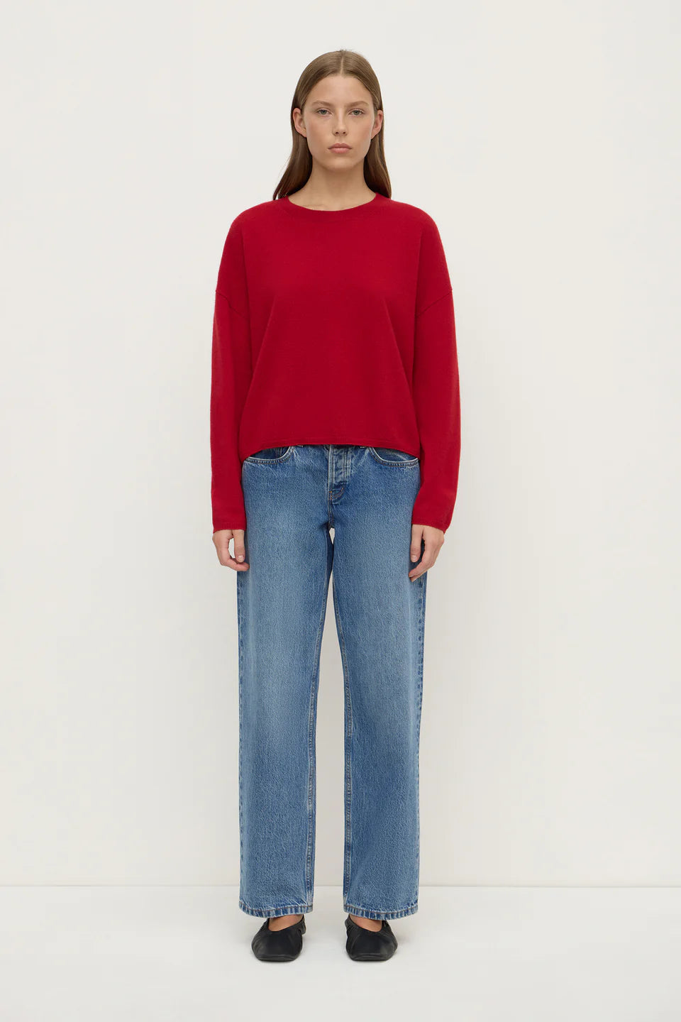 Odelle Cashmere Knit | Red