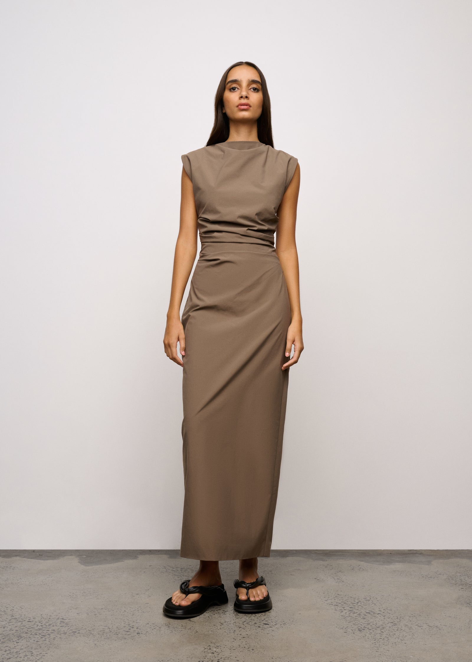 Palvin Dress | Mushroom