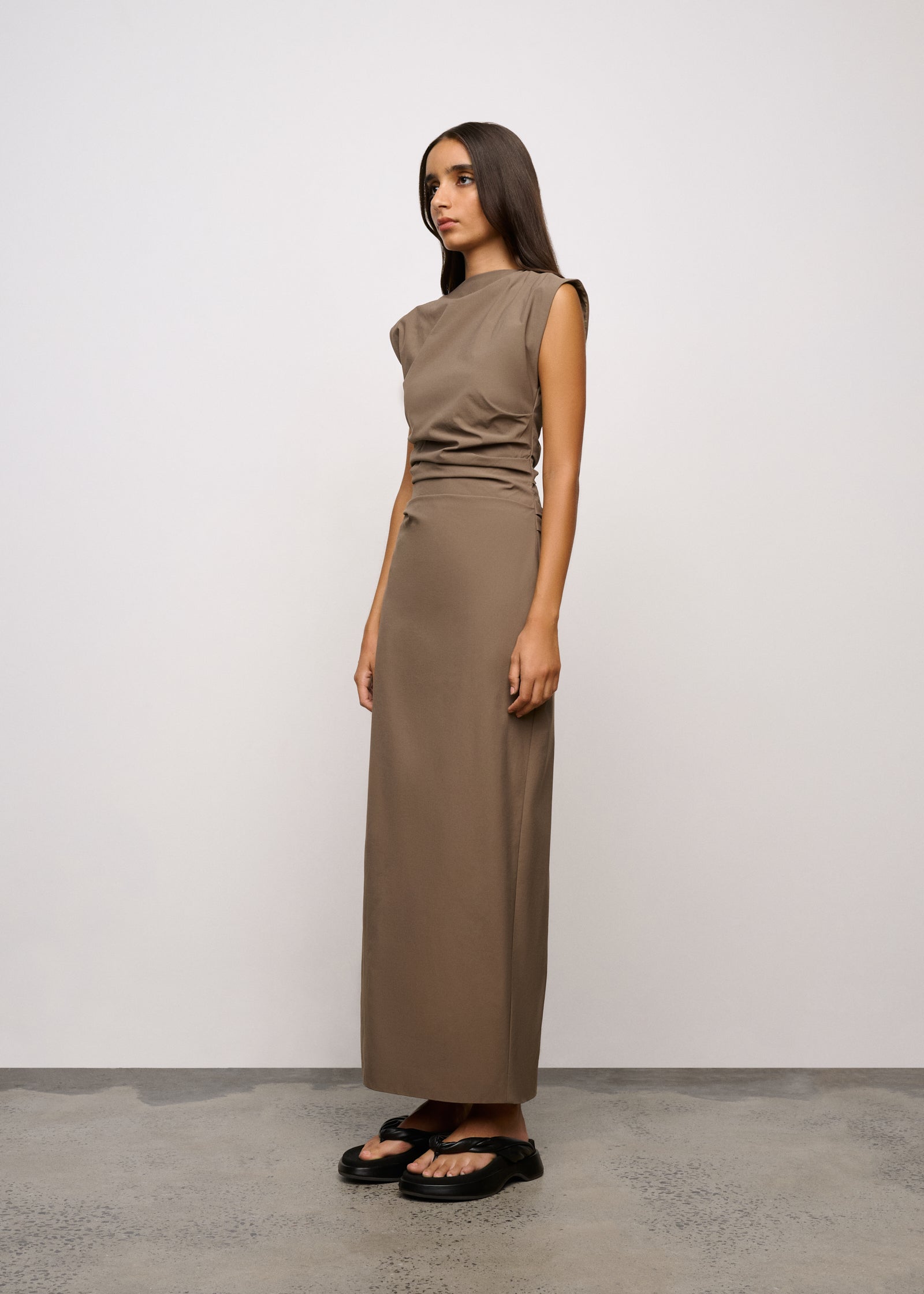 Palvin Dress | Mushroom