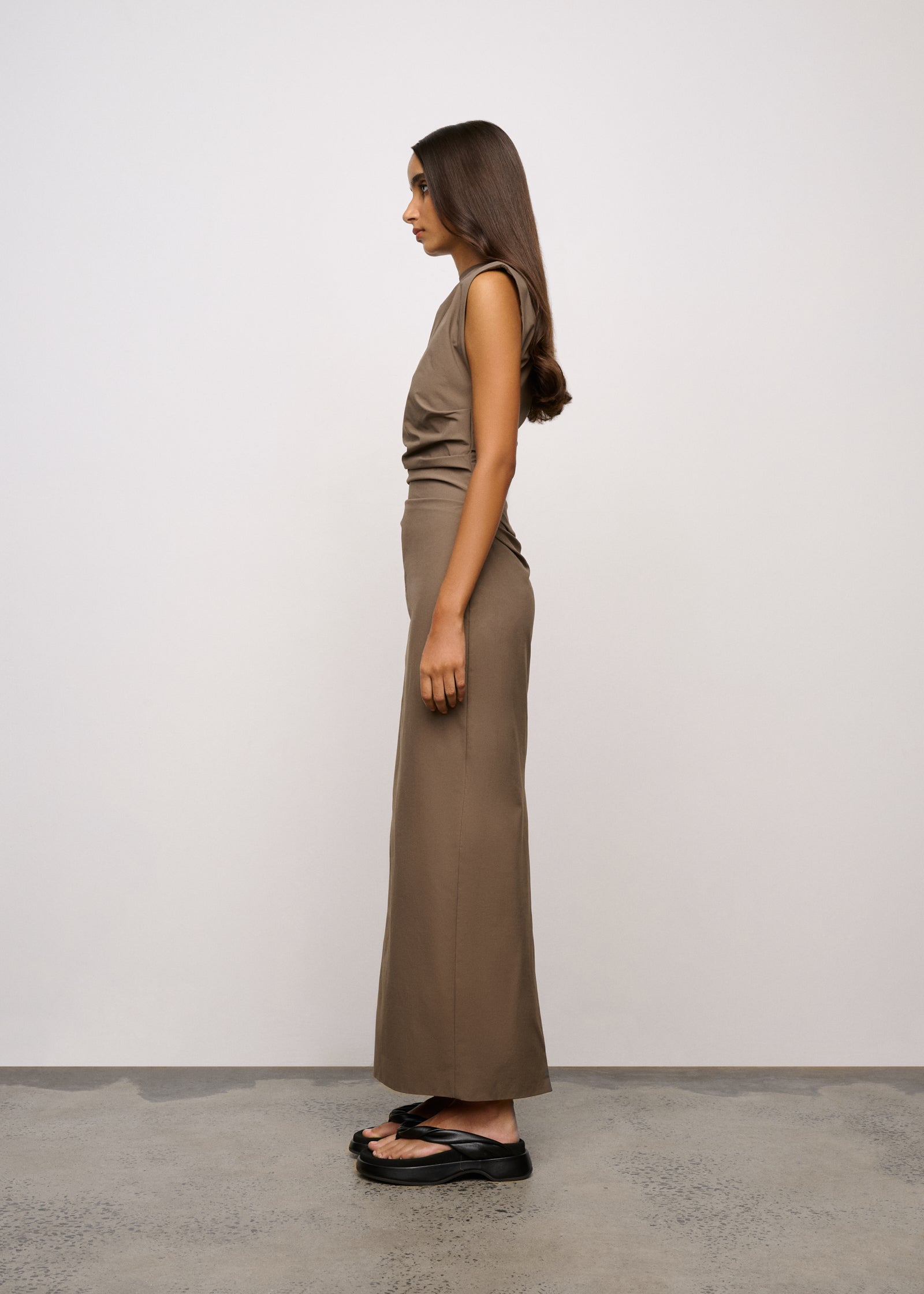 Palvin Dress | Mushroom