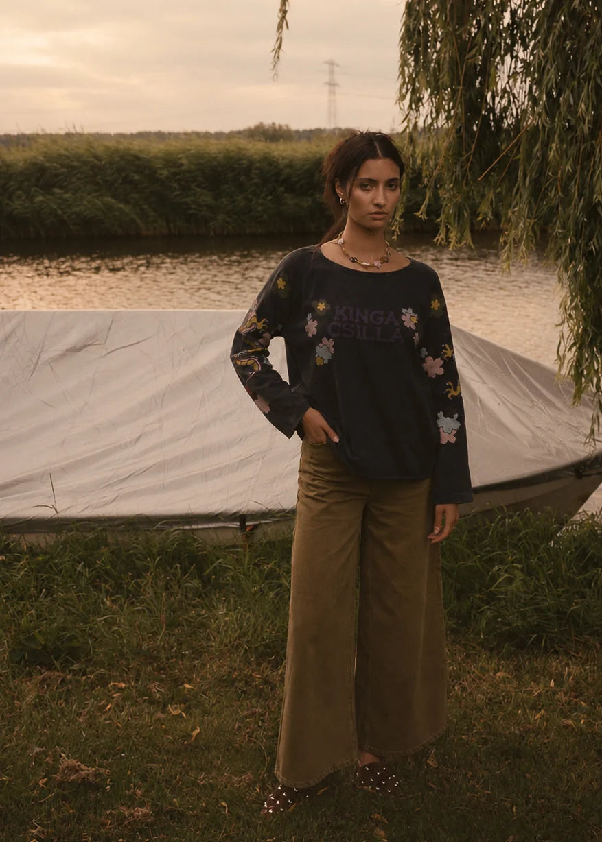 Petalo Raw Long Sleeve Tee