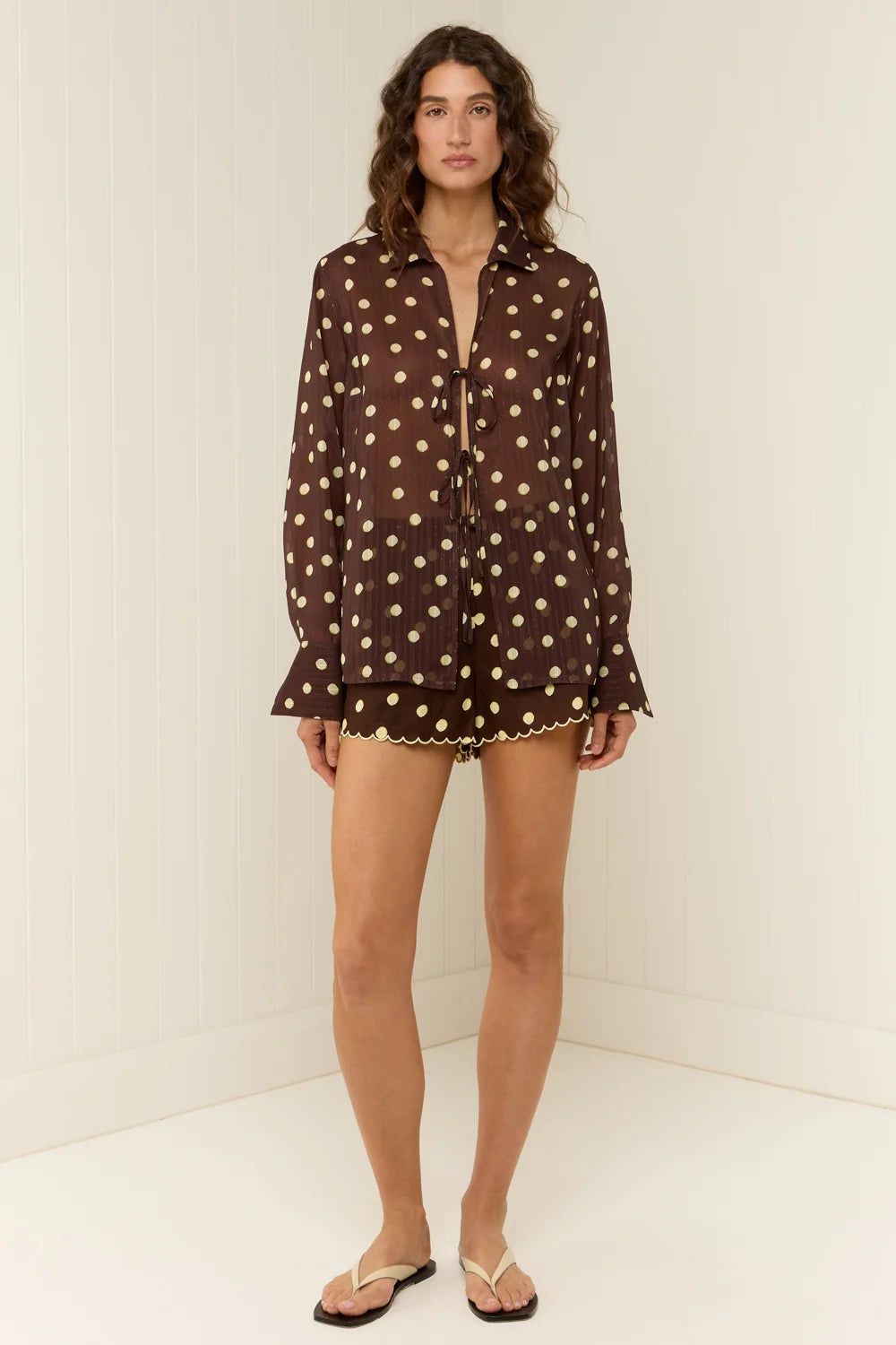 Nola Shorts | Giallo Pois