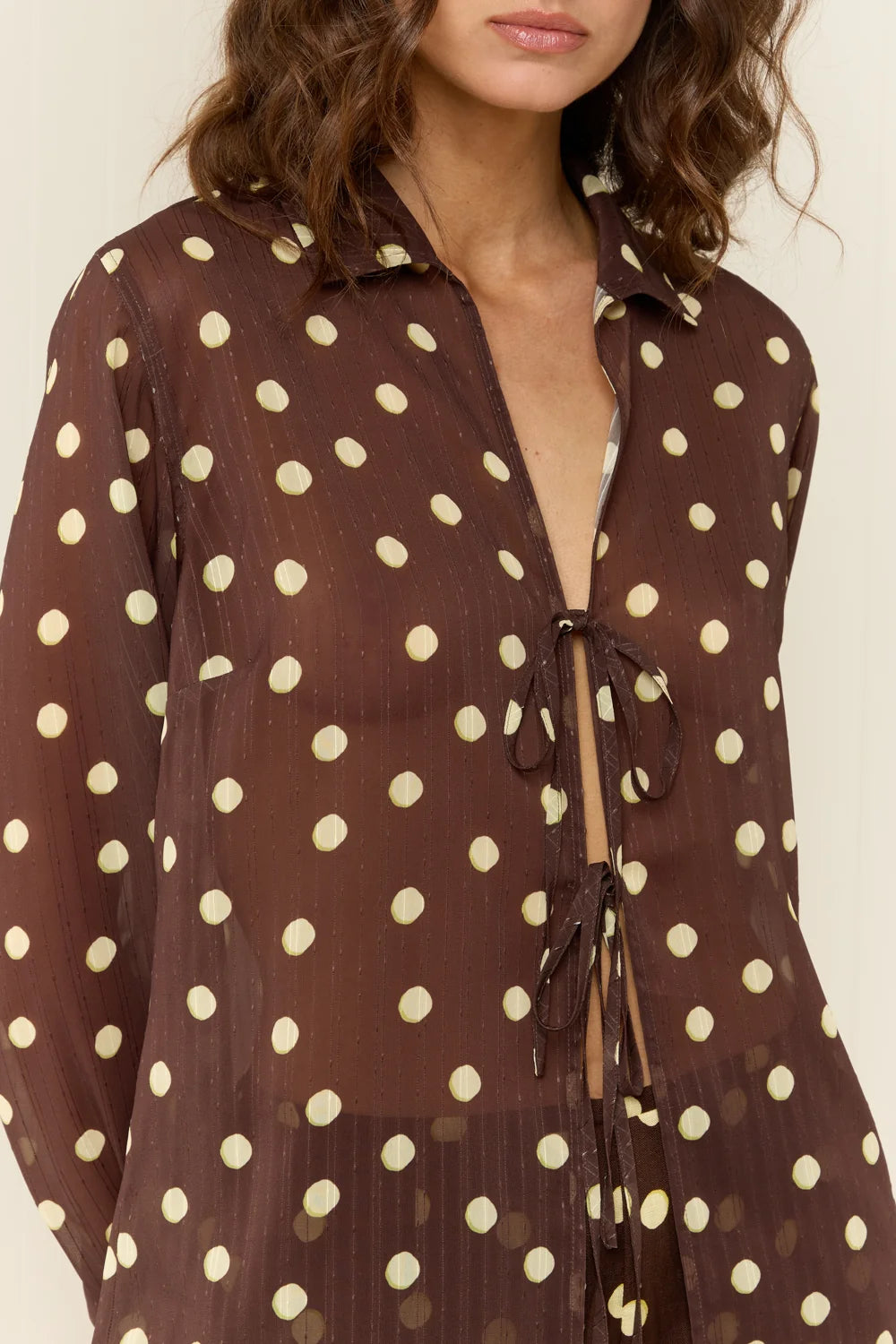 Harlow Shirt | Giallo Pois