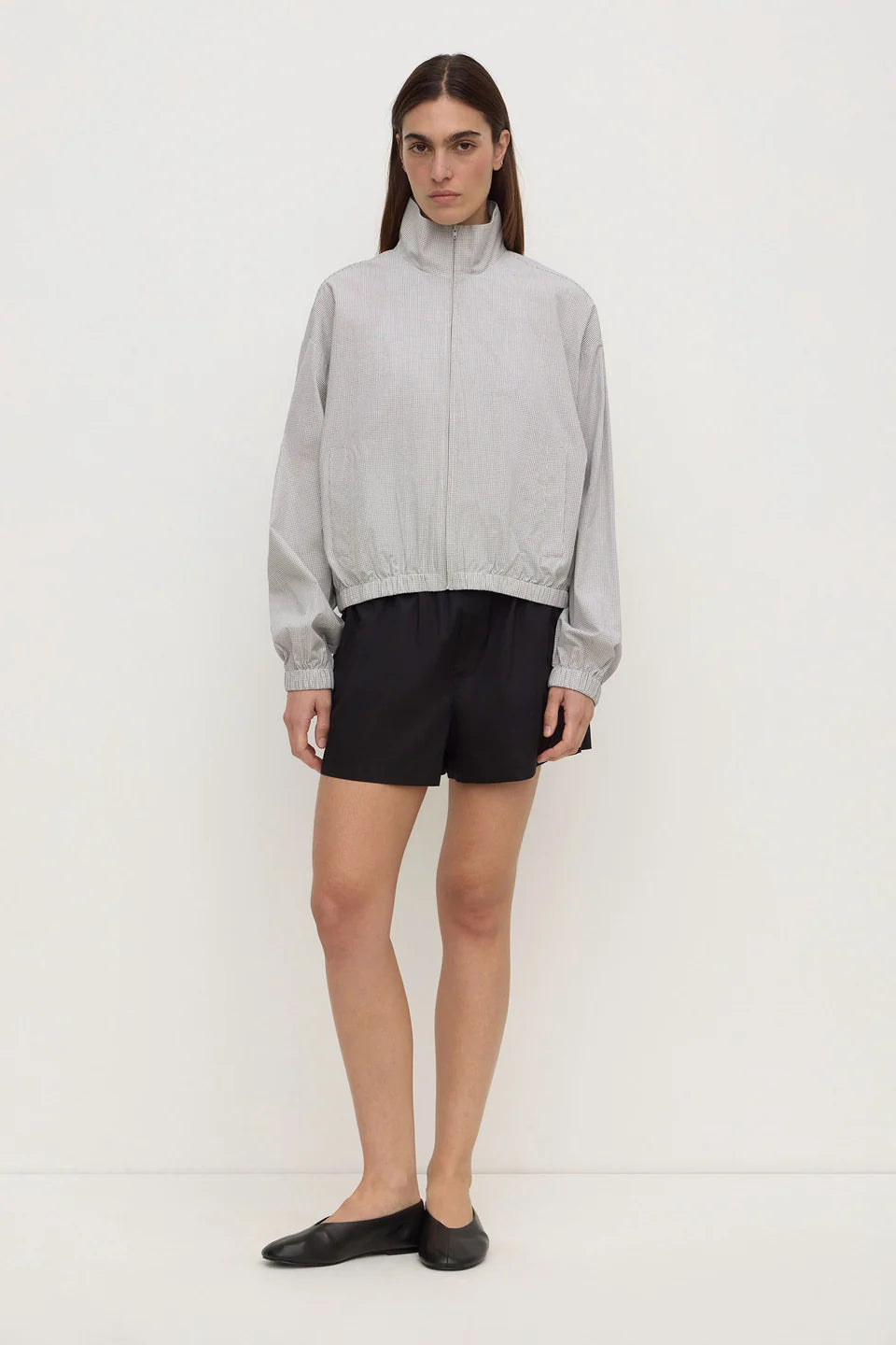 Phoenix Cotton Jacket | Micro Check